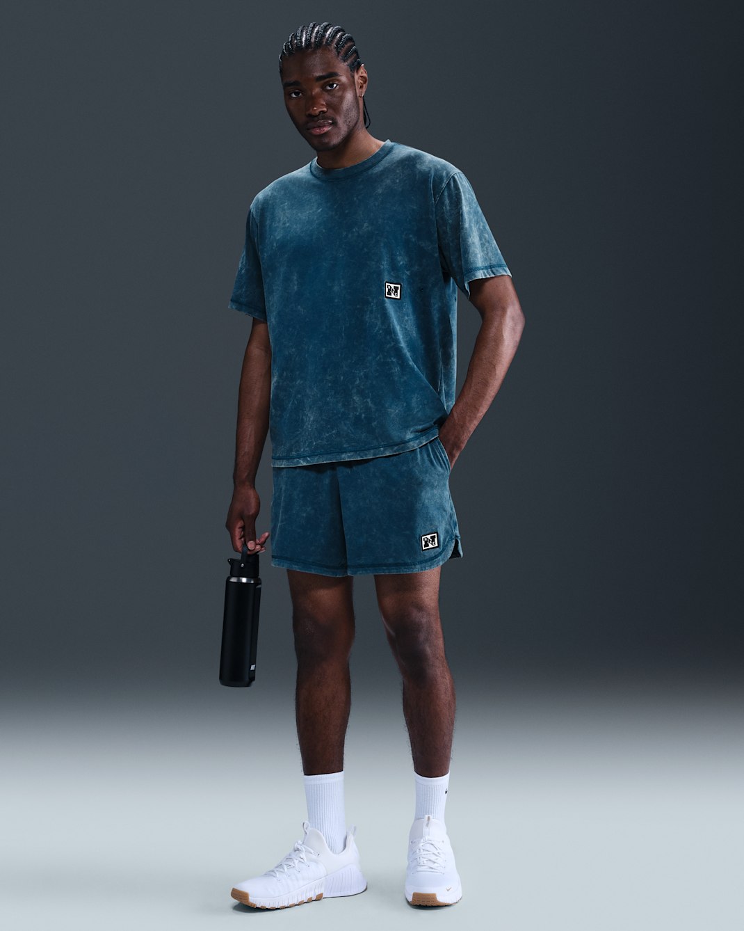 Nike Gym Heritage Men's Dri-FIT 12.5cm (approx.) Fitness Shorts - Blue Force/Blue Force