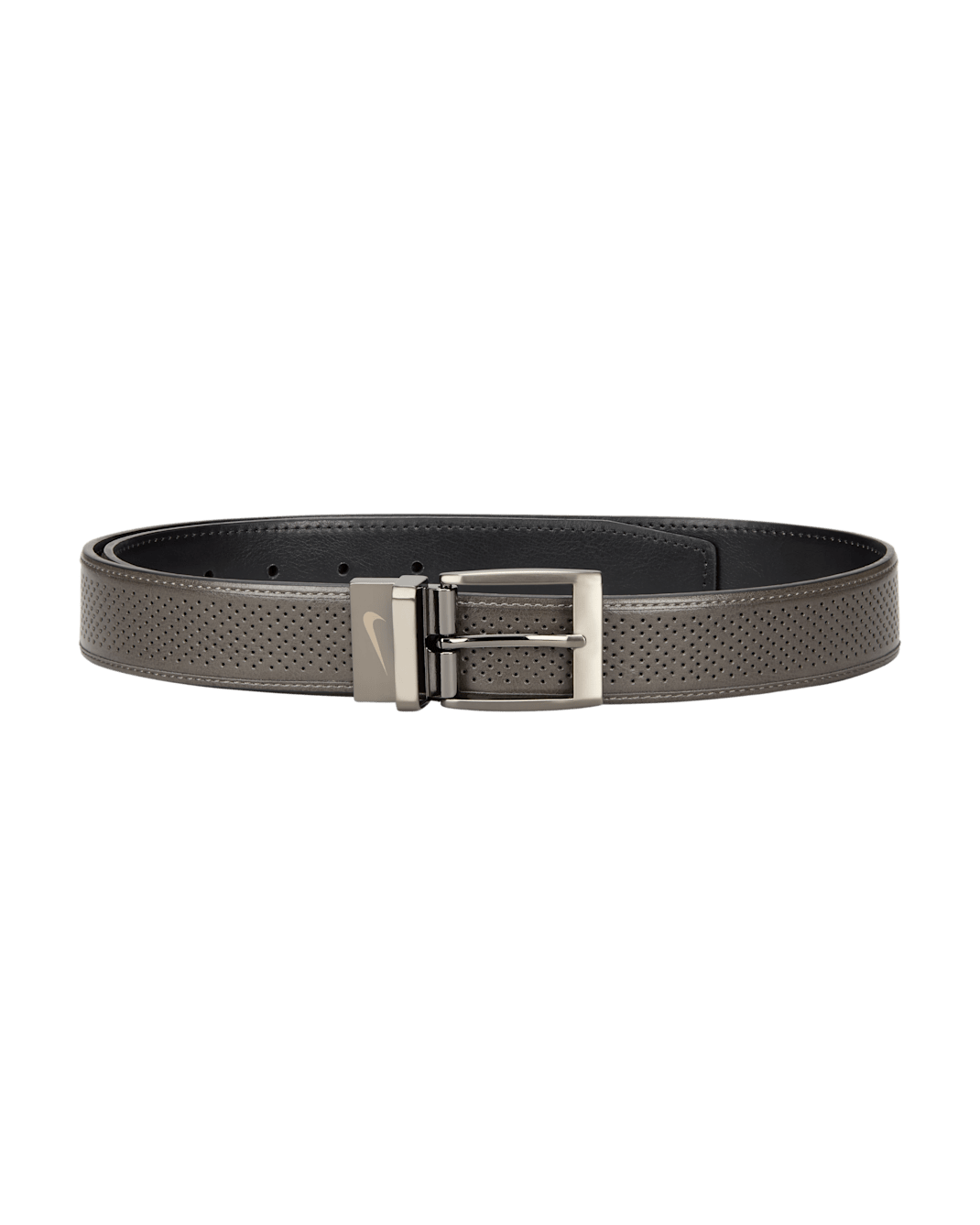 Cinturón de golf reversible perforado para hombre Nike Tour - Gris