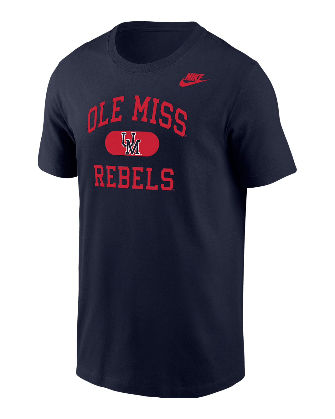 Ole Miss Rebels Men's Nike College T-Shirt - Navy