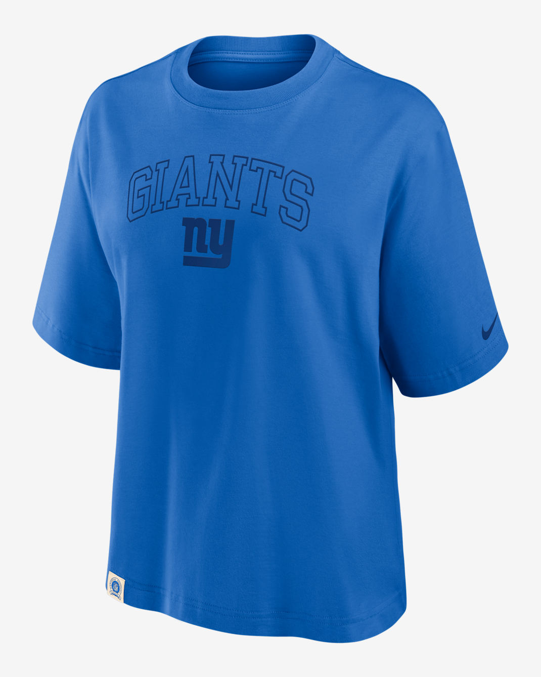 New York Giants Arch Boxy Women's Nike NFL T-Shirt - Signal Blue