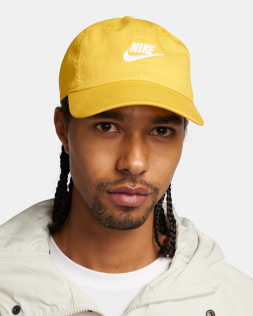 Nike Club Unstructured Futura Wash Cap - Lightning/White