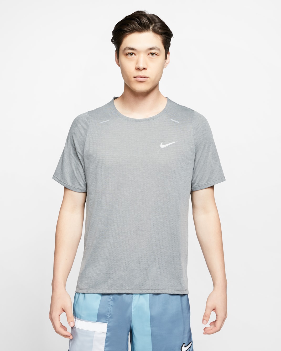 Nike Rise 365 Men's Running Top - Smoke Grey/Heather