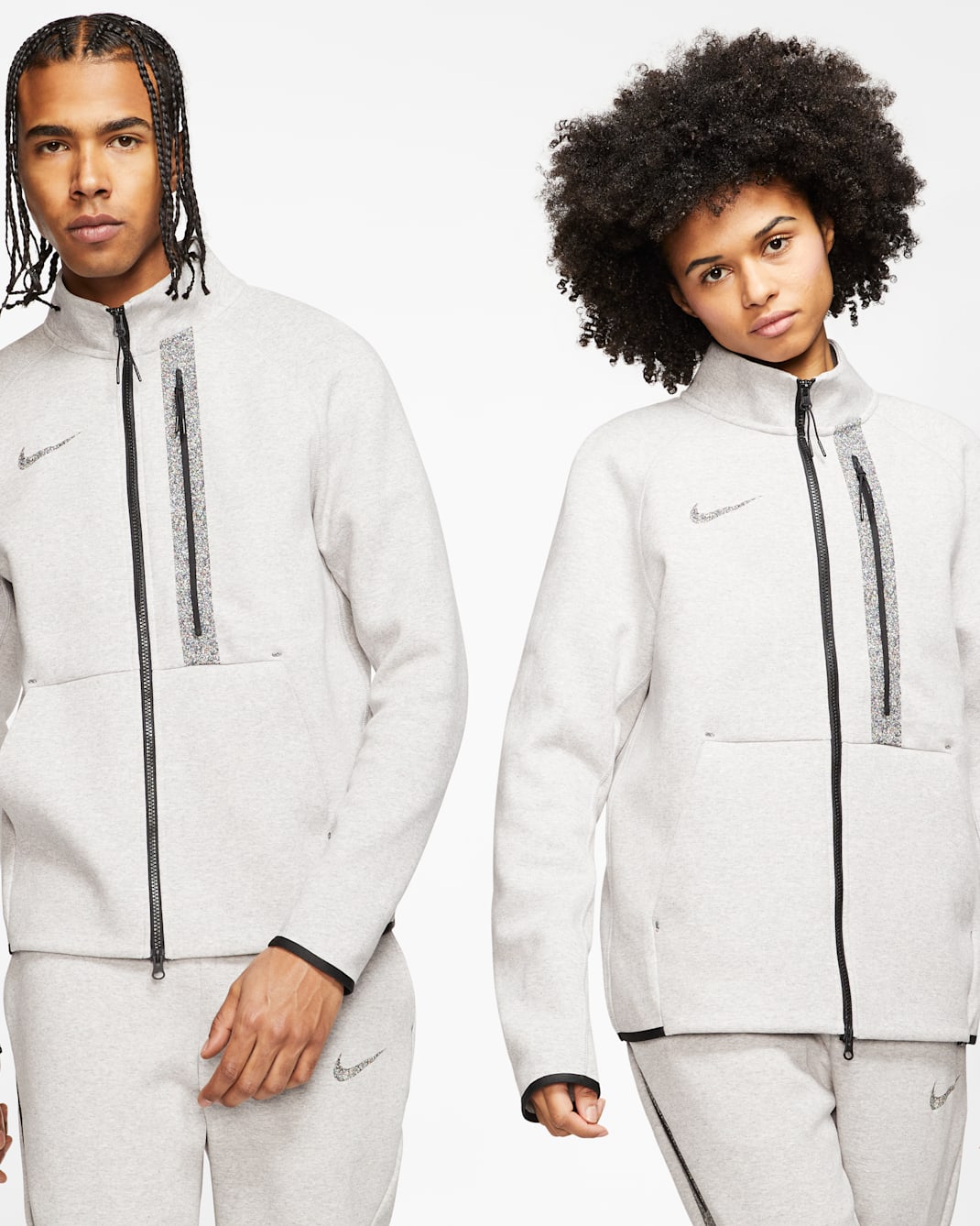Nike 50 Tech Fleece Jacket - Multi-Colour/Heather/Black