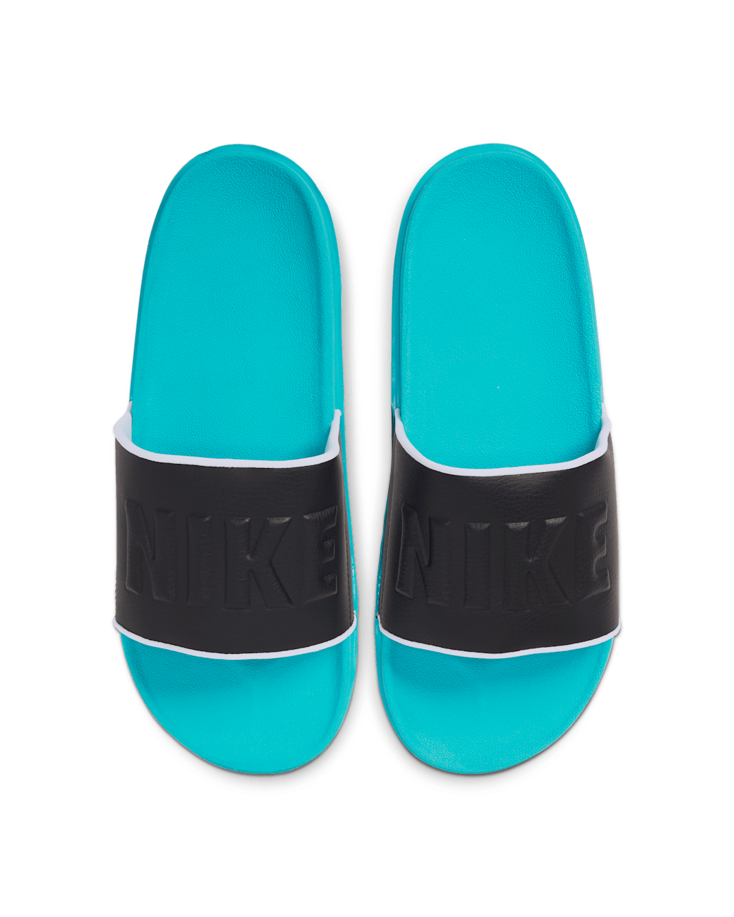 Nike Offcourt Chanclas - Hombre - Oracle Aqua/Blanco/Negro