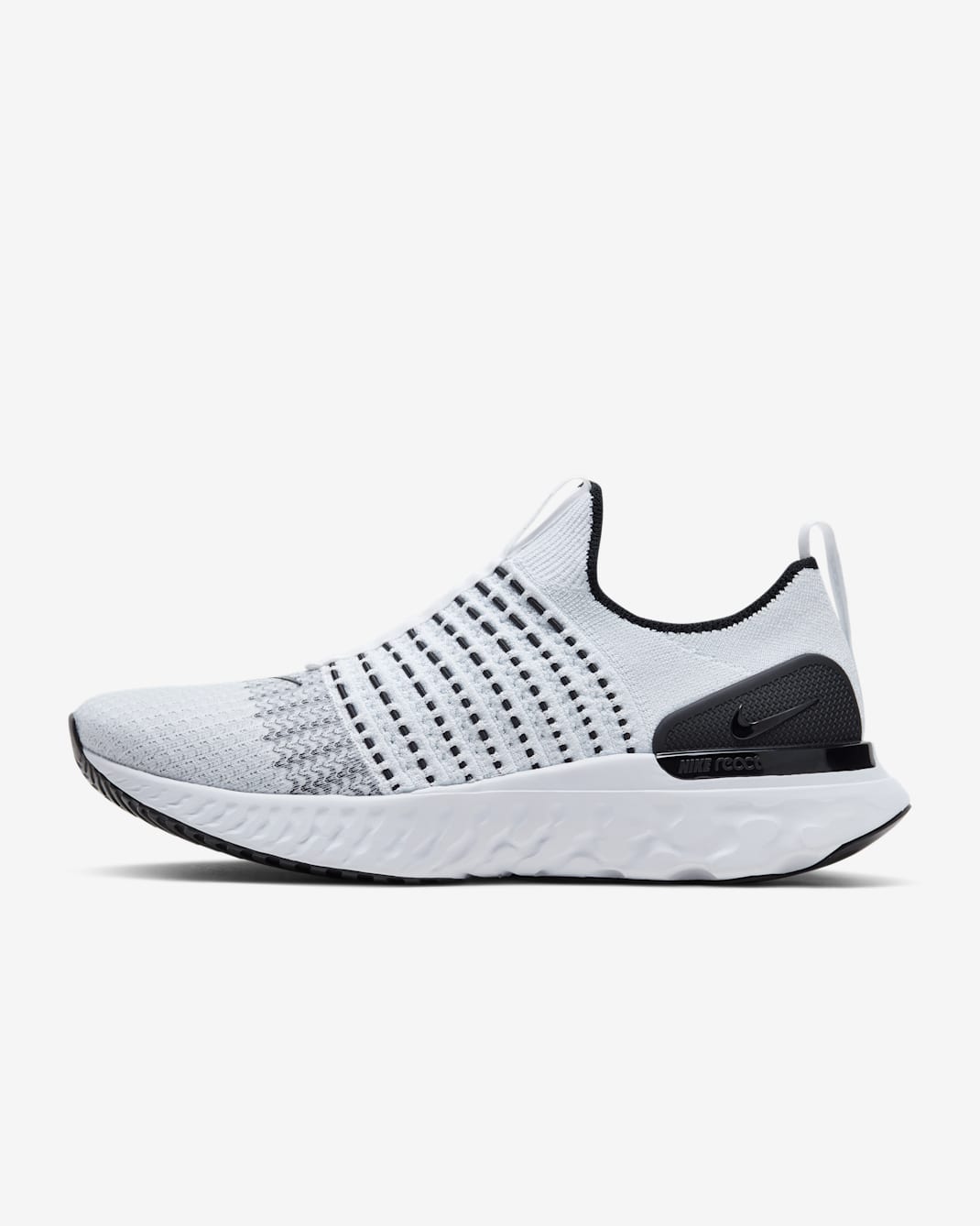 Tenis de correr en pavimento para hombre Nike Phantom Run 2 - Blanco genuino/Negro/Platino puro/Blanco
