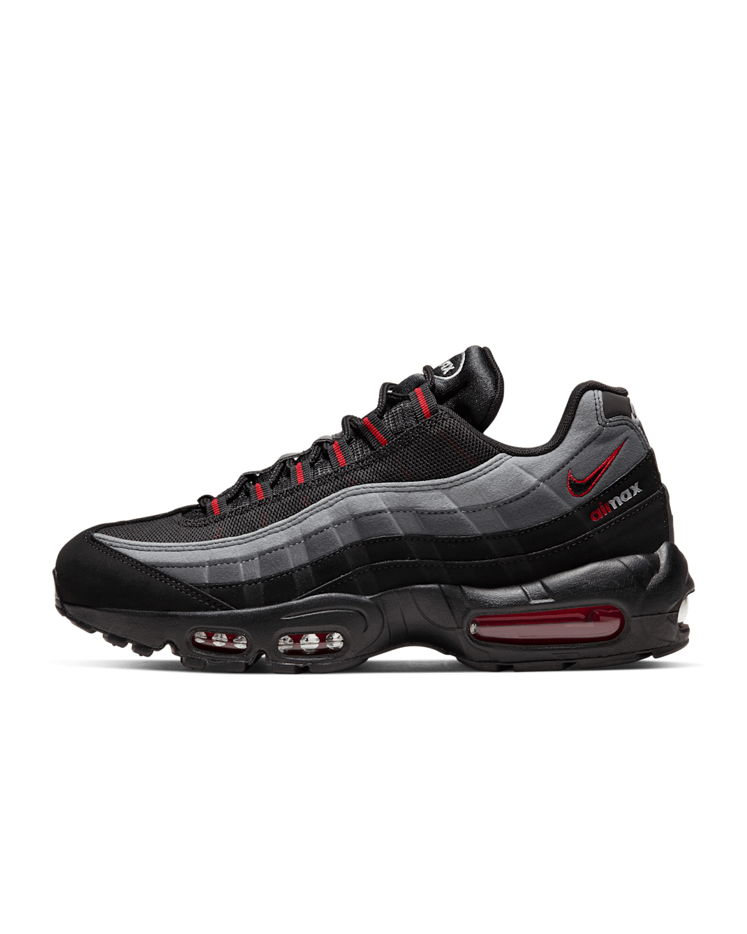 Nike Air Max 95 Men's Shoe - Black/University Red/Iron Grey/Black
