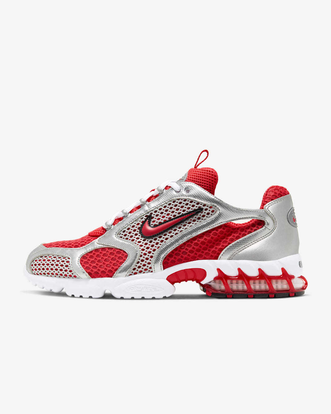 Nike Air Zoom Spiridon Cage 2 Men's Shoes - Track Red/White/Metallic Silver/Track Red