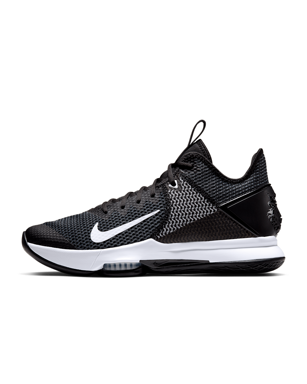 LeBron Witness 4 Basketball Shoes - Black/White/Pure Platinum/Black