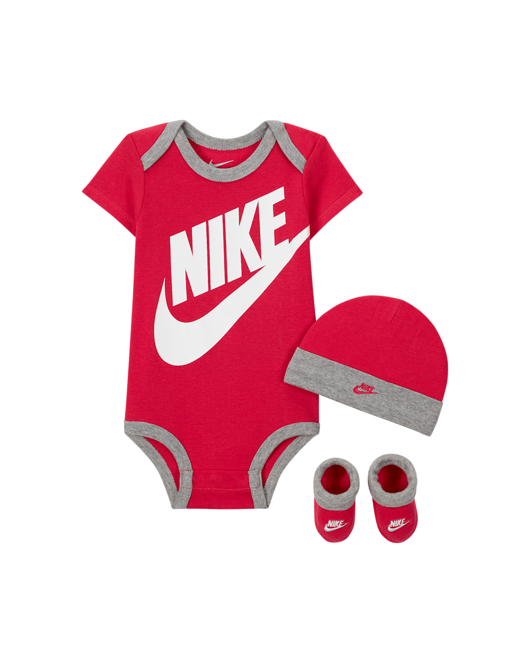 Nike Baby (0–6M) 3-Piece Set - Rush Pink