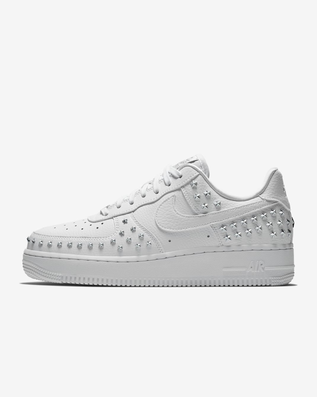 Nike Air Force 1 '07 XX Star Studded Women's Shoes - White/White/White