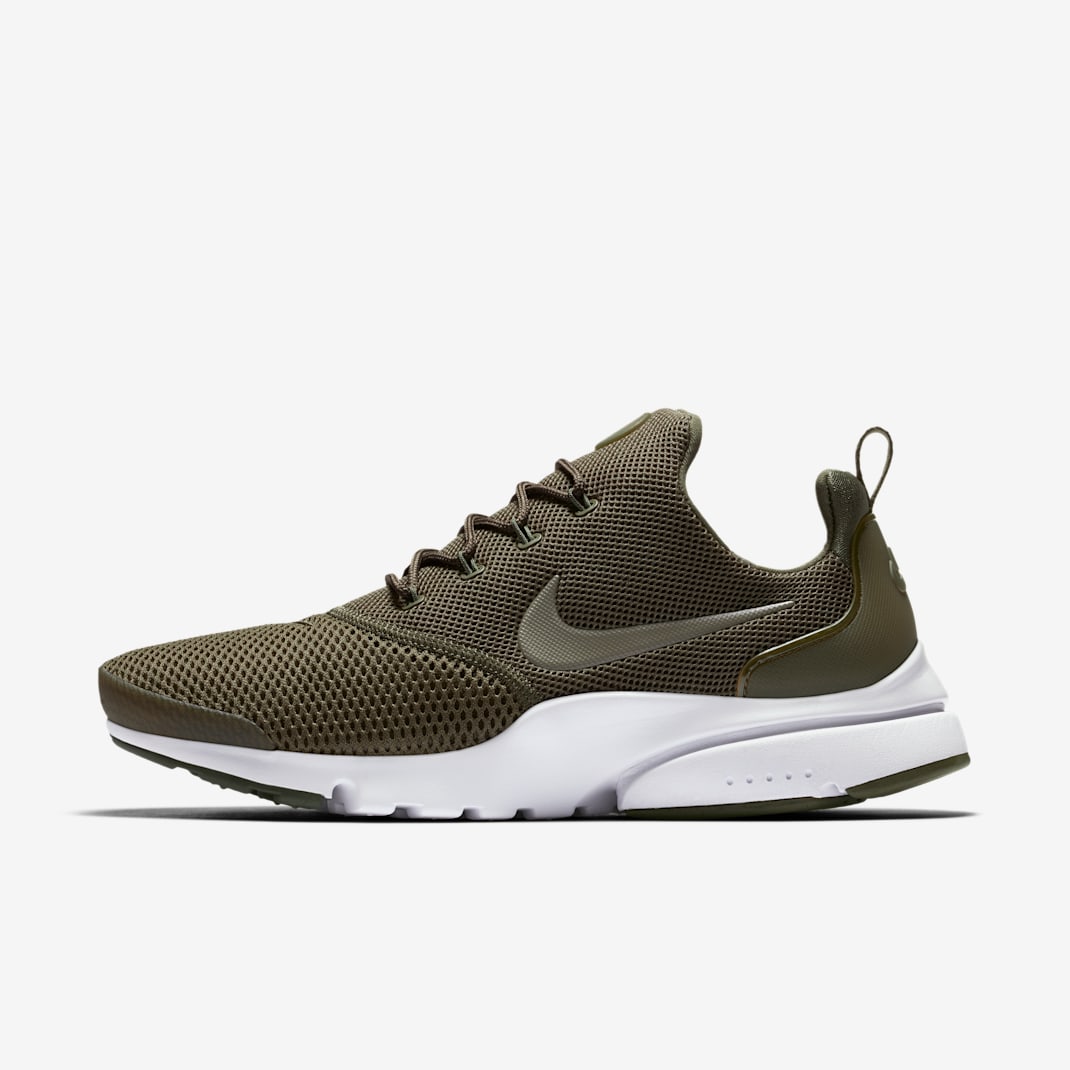 Buty męskie Nike Presto Fly - Medium Olive/Biel/Medium Olive