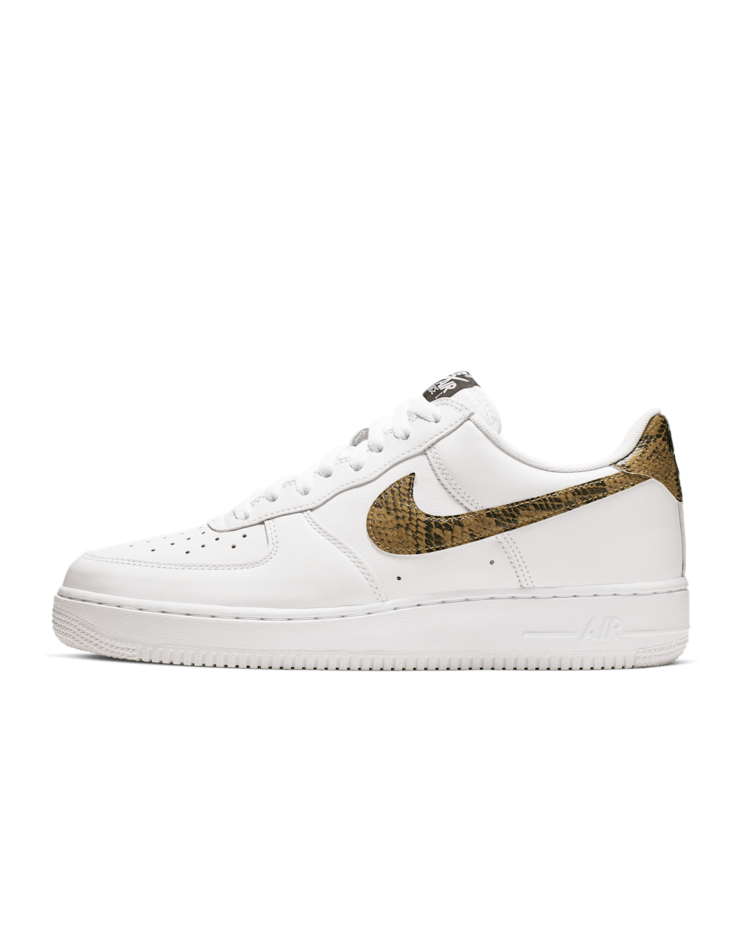 Nike Air Force 1 Low Retro Premium Men's Shoe - White/Dark Hazel/Black/Elemental Gold