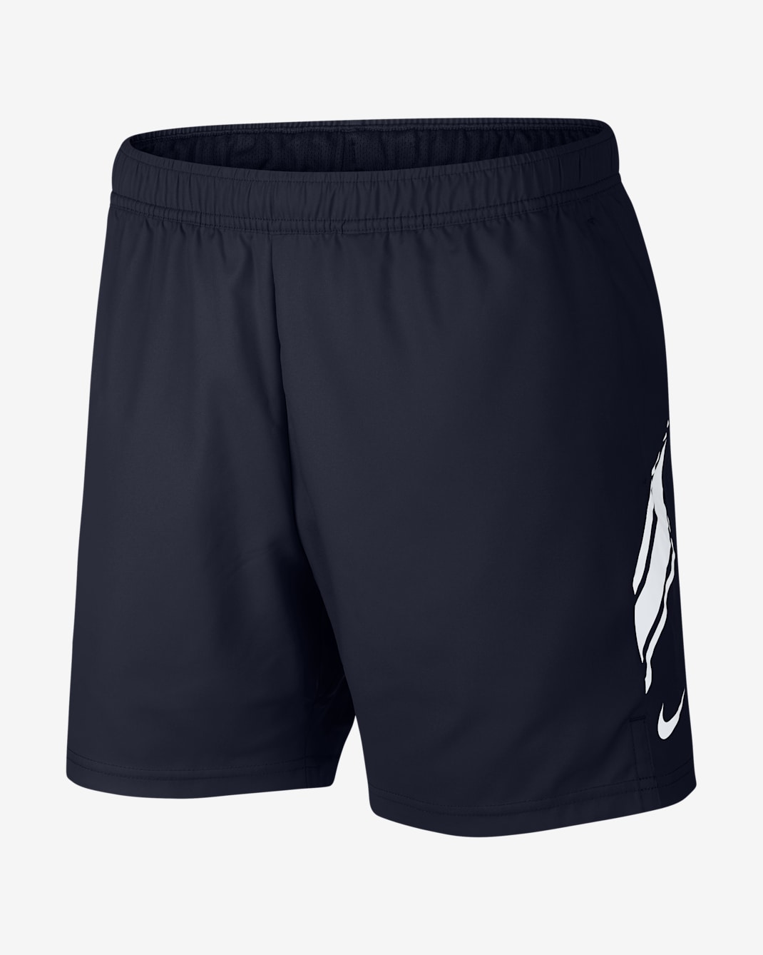 NikeCourt Dri-FIT Men's 18cm approx. Tennis Shorts - Obsidian/White/White