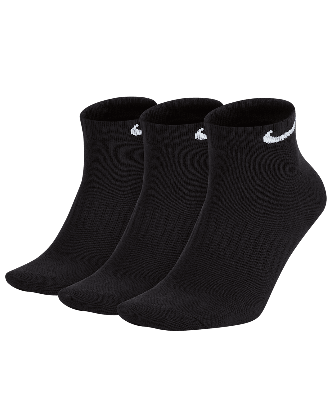 Nike Everyday Lightweight Training Low Socks (3 Pairs) - Black/White