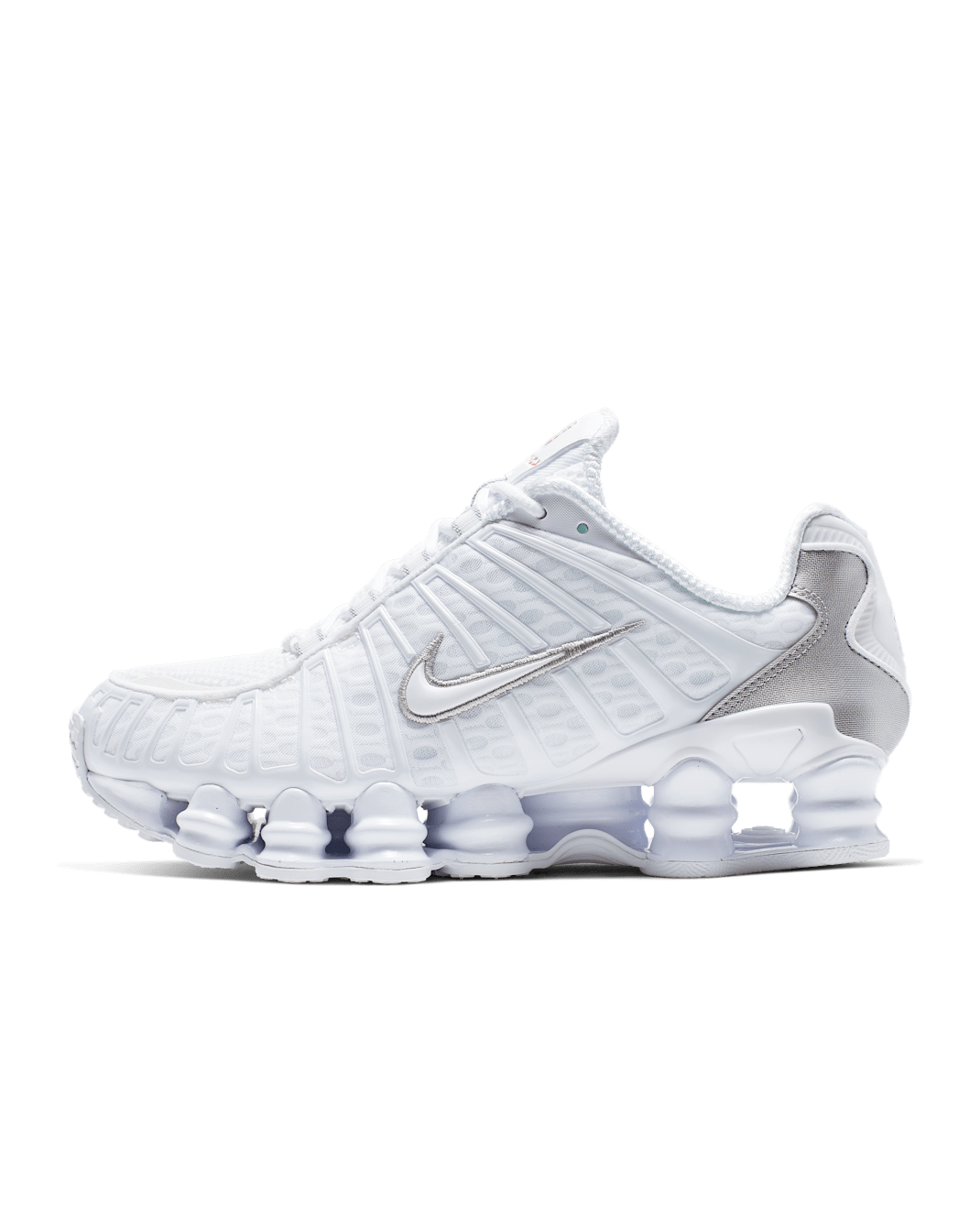 Nike Shox TL Schuh (Damen) - Weiß/Metallic Silver/Max Orange/Weiß