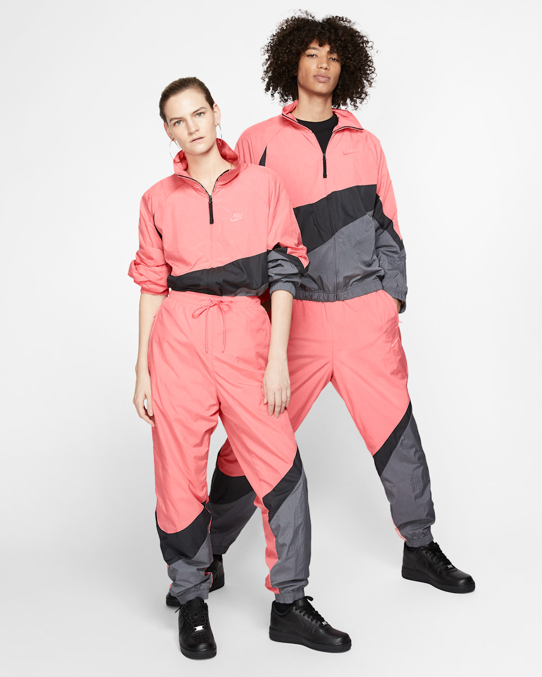 Pantalon tissé Nike Sportswear - Pink Gaze/Noir/Dark Grey/Pink Gaze