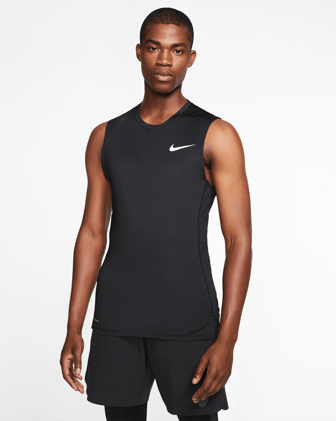 Nike Pro Men's Sleeveless Top - Black/White