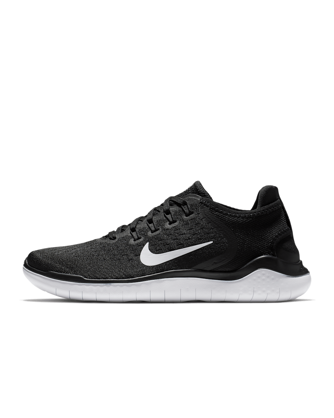 Nike Free RN 2018 Women's Running Shoes - Black/White