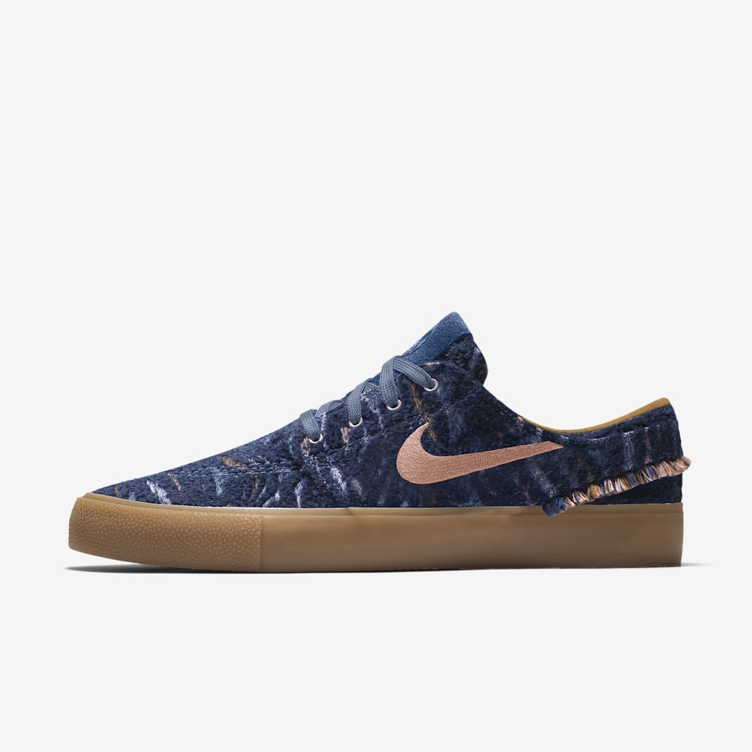 Nike Zoom Stefan Janoski Premium RM By You Custom Skate Shoe - Multi-Color/Multi-Color/Multi-Color