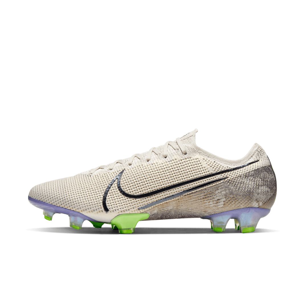 Nike Mercurial Vapor 13 Elite FG Firm-Ground Football Boot - Desert Sand/Psychic Purple/Electric Green/Black