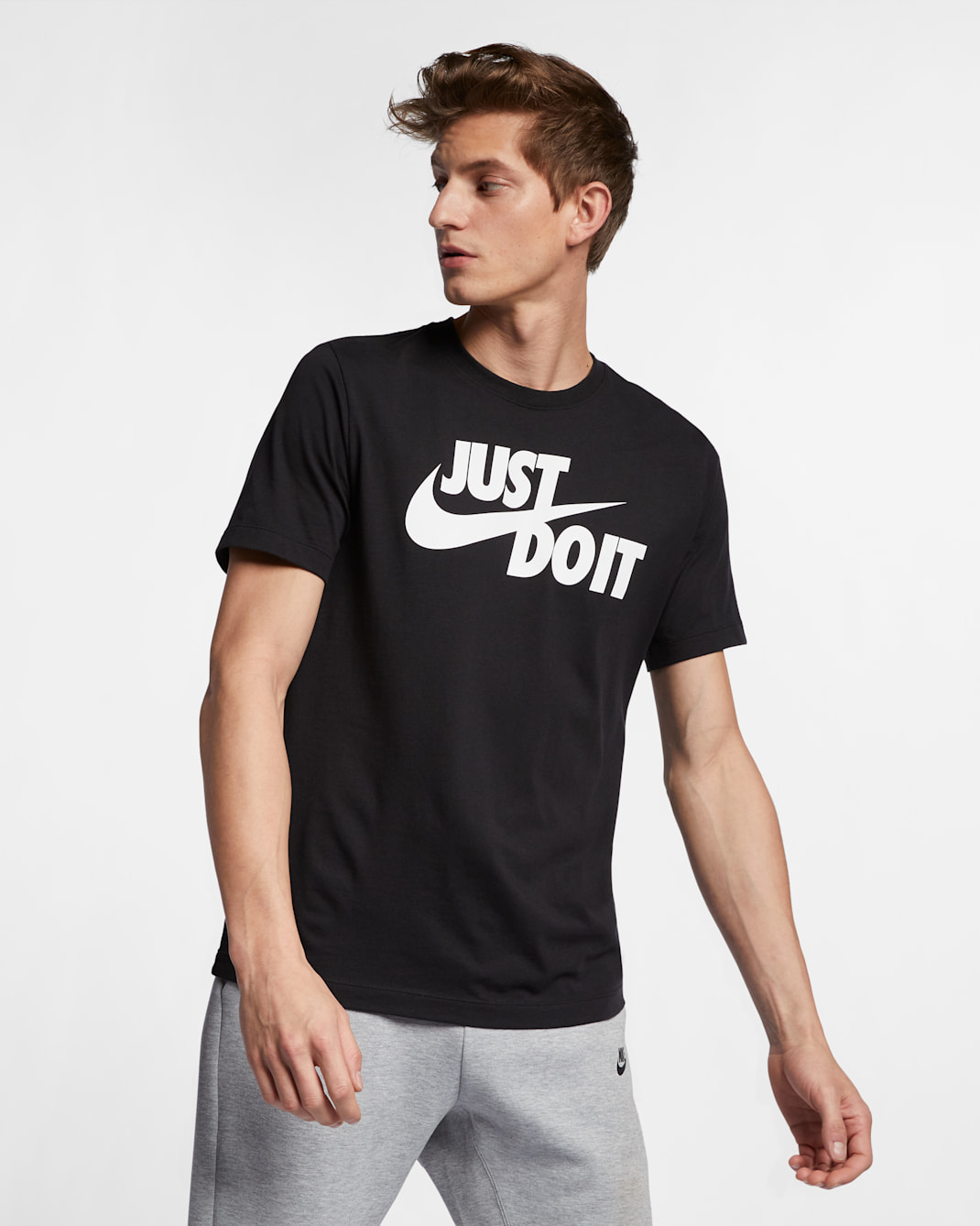 Ανδρικό T-Shirt Nike Sportswear JDI - Μαύρο/Λευκό