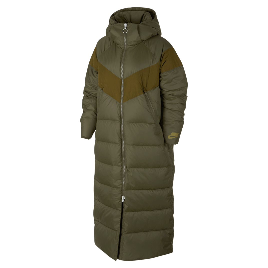 Nike Sportswear Down-Fill Women's Parka - Olive Canvas/Olive Flak/Camper Green