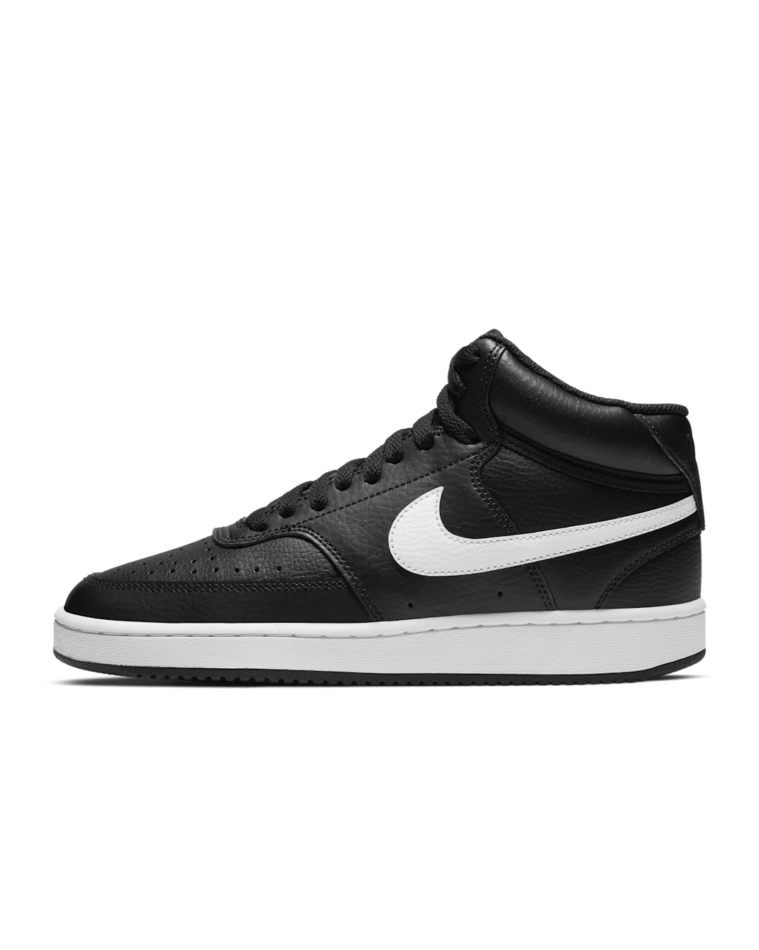 Nike Court Vision Mid Women's Shoe - Black/White