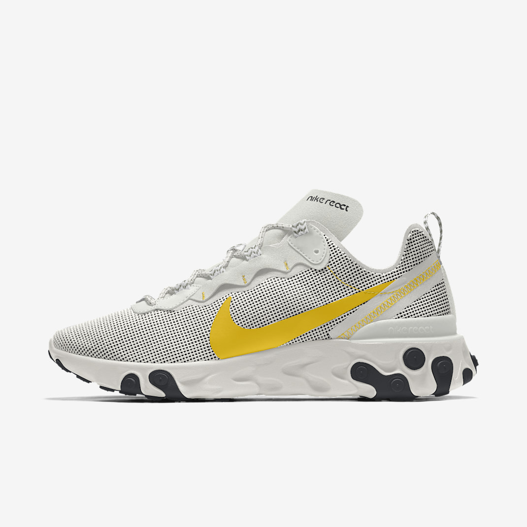 Nike React Element 55 Premium By You Custom Men's Shoe - Multi-Colour/Multi-Colour/Multi-Colour