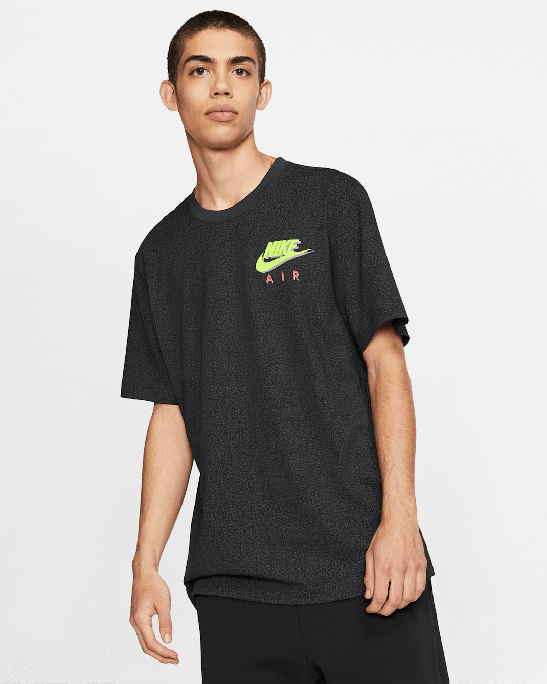 Nike Sportswear T-skjorte med trykk for herre - Anthracite/Svart