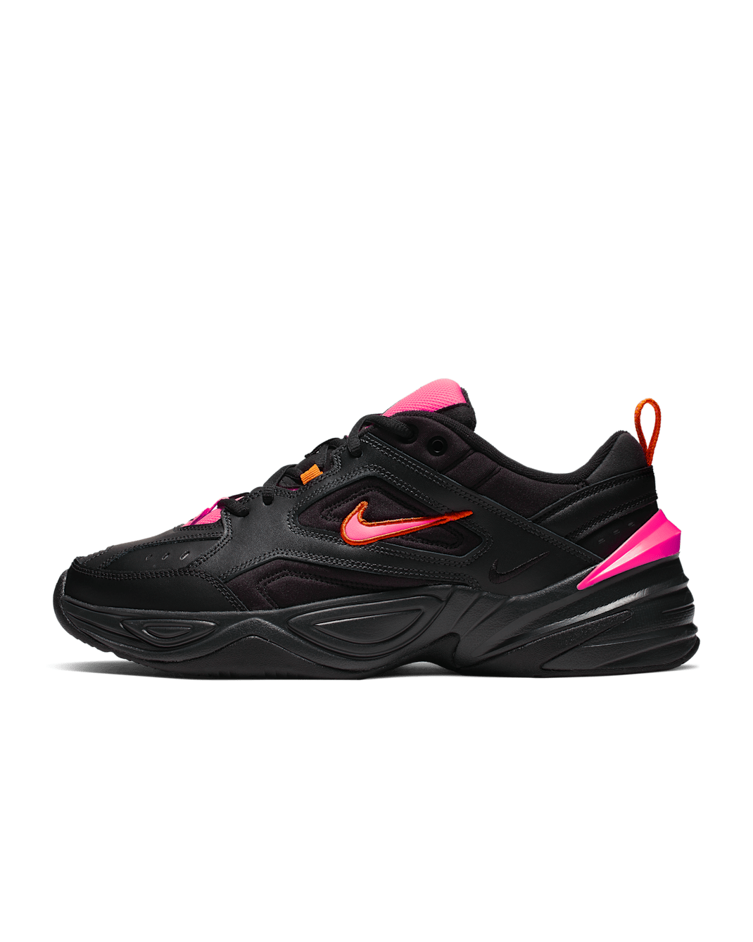 Nike M2K Tekno férficipő - Fekete/Off Noir/Sunset Pulse