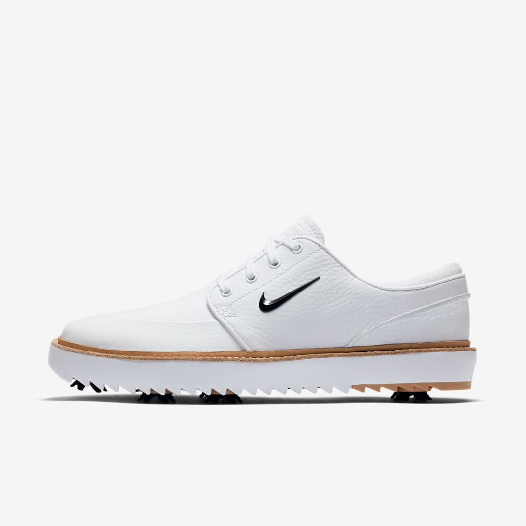 Nike Janoski G Tour Men's Golf Shoes - White/Vachetta Tan/Gum Medium Brown/Black