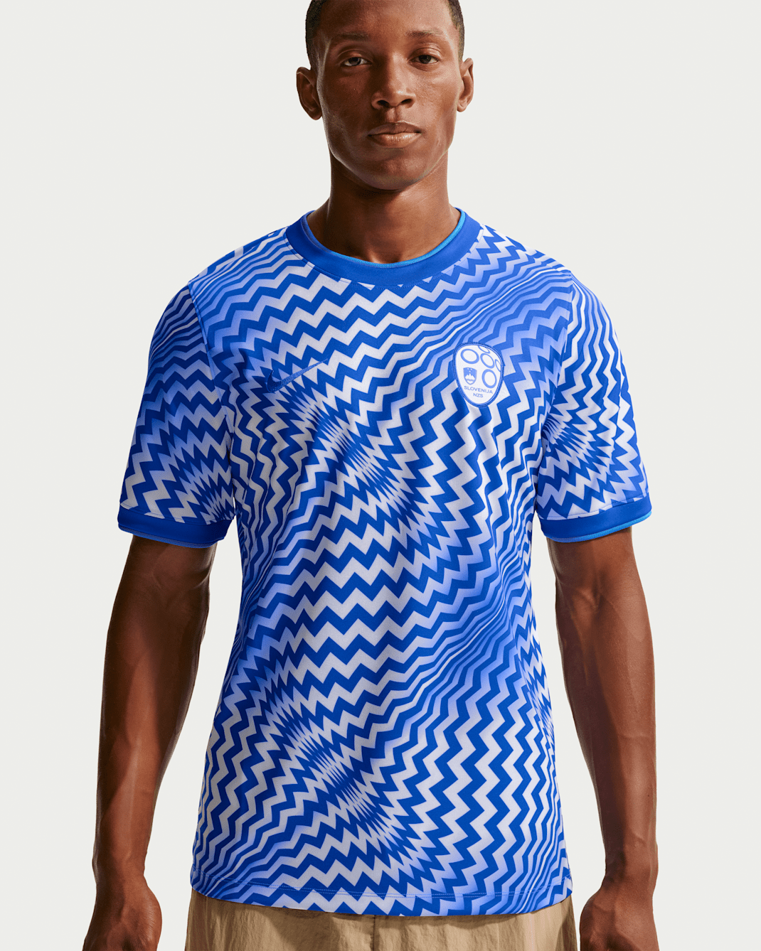 Мужская футболка Nike Slovenia Dri-FIT, светло-голубая