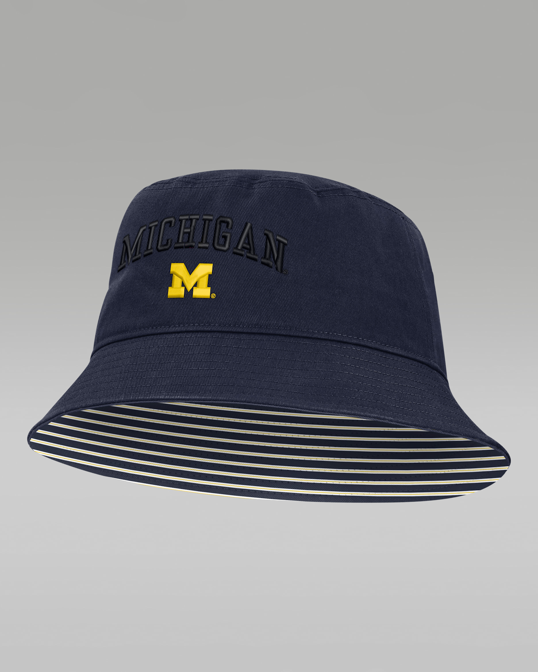 Michigan Primetime Apex Men's Jordan Brand College Bucket Hat - Navy