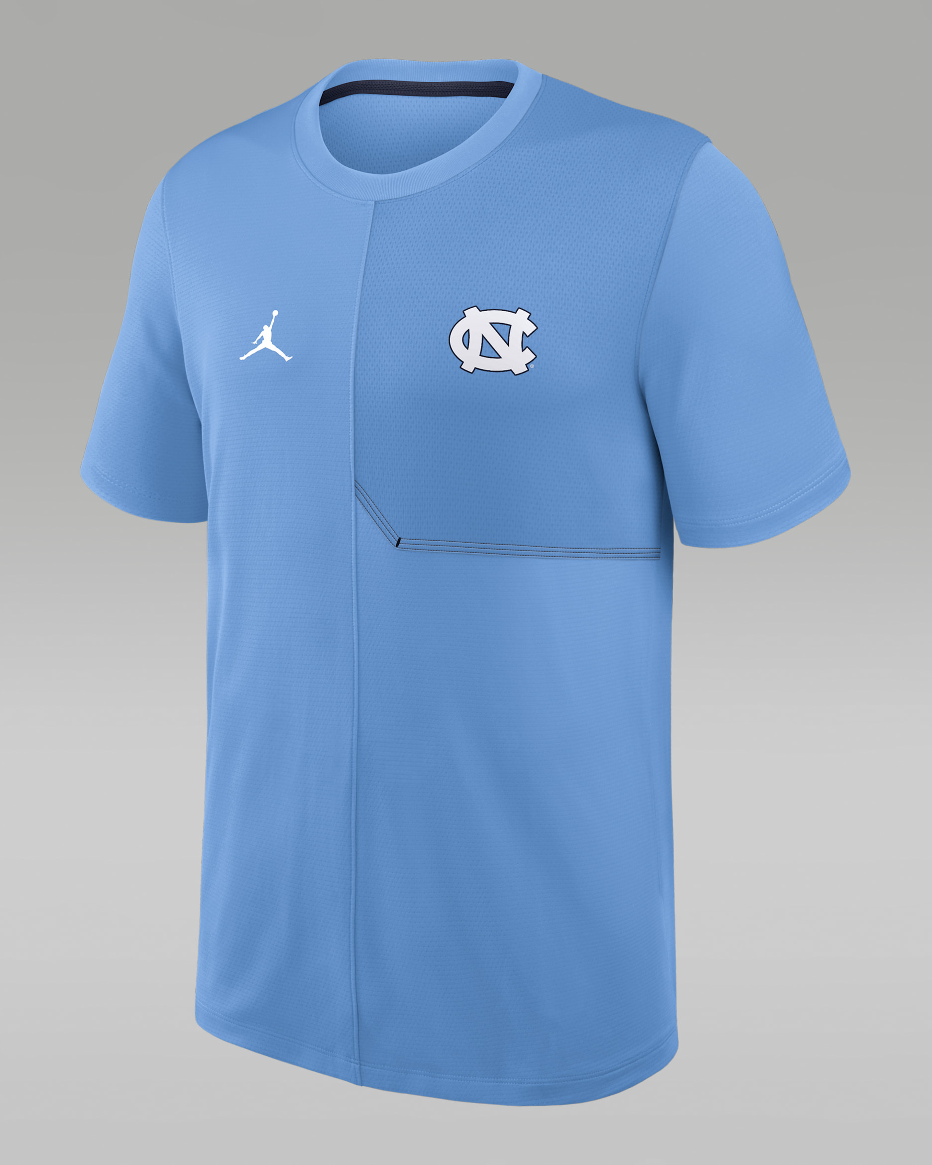 North Carolina Sideline Coach Men's Jordan Brand Dri-FIT College Top - Valor Blue