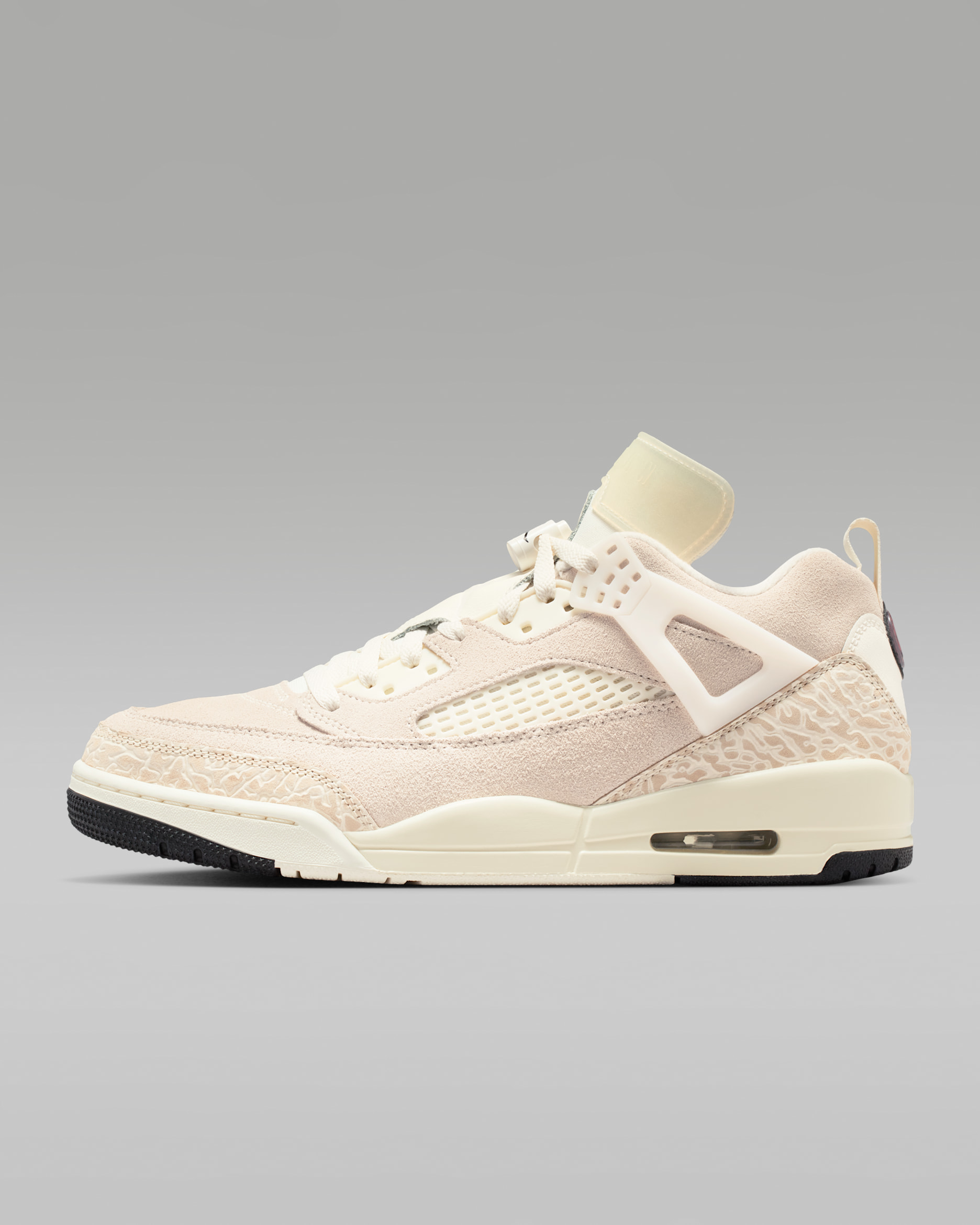 Jordan Spizike Low Schuh (Herren) - Sail/University Red/Light Khaki/Schwarz