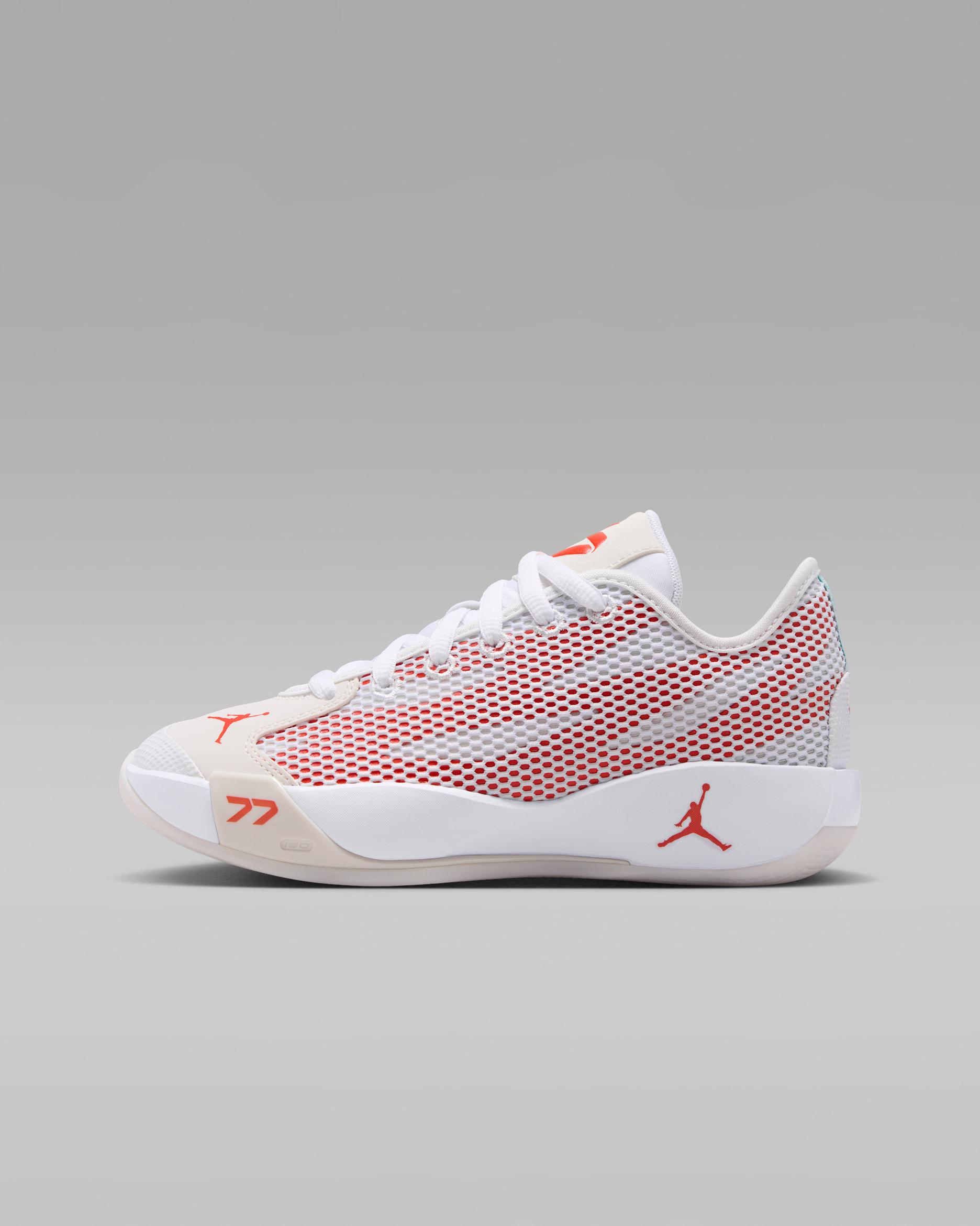 Jordan Luka 77 'Ghost' Older Kids' Shoes - White/Swan/Picante Red