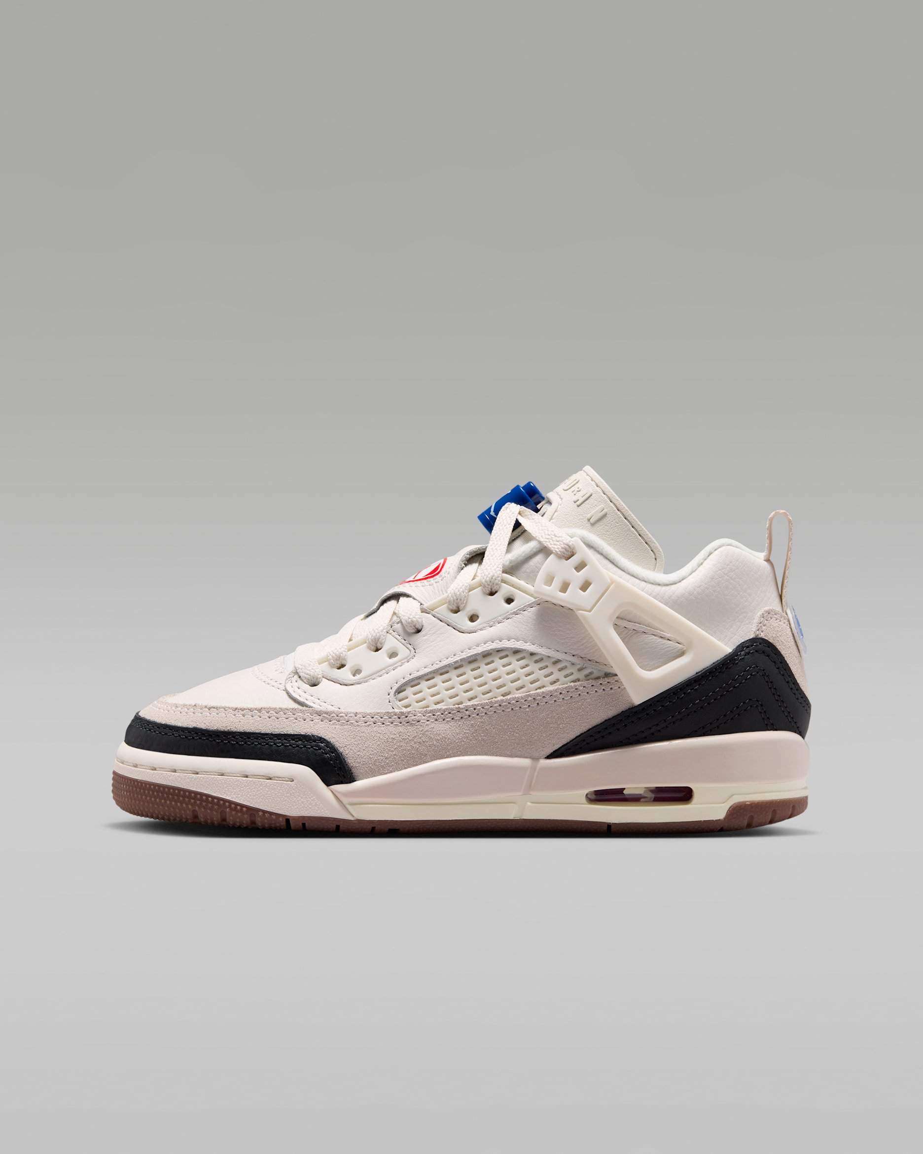 Jordan Spizike Low FC Big Kids' Shoes - Phantom/Sail/Old Royal/University Red