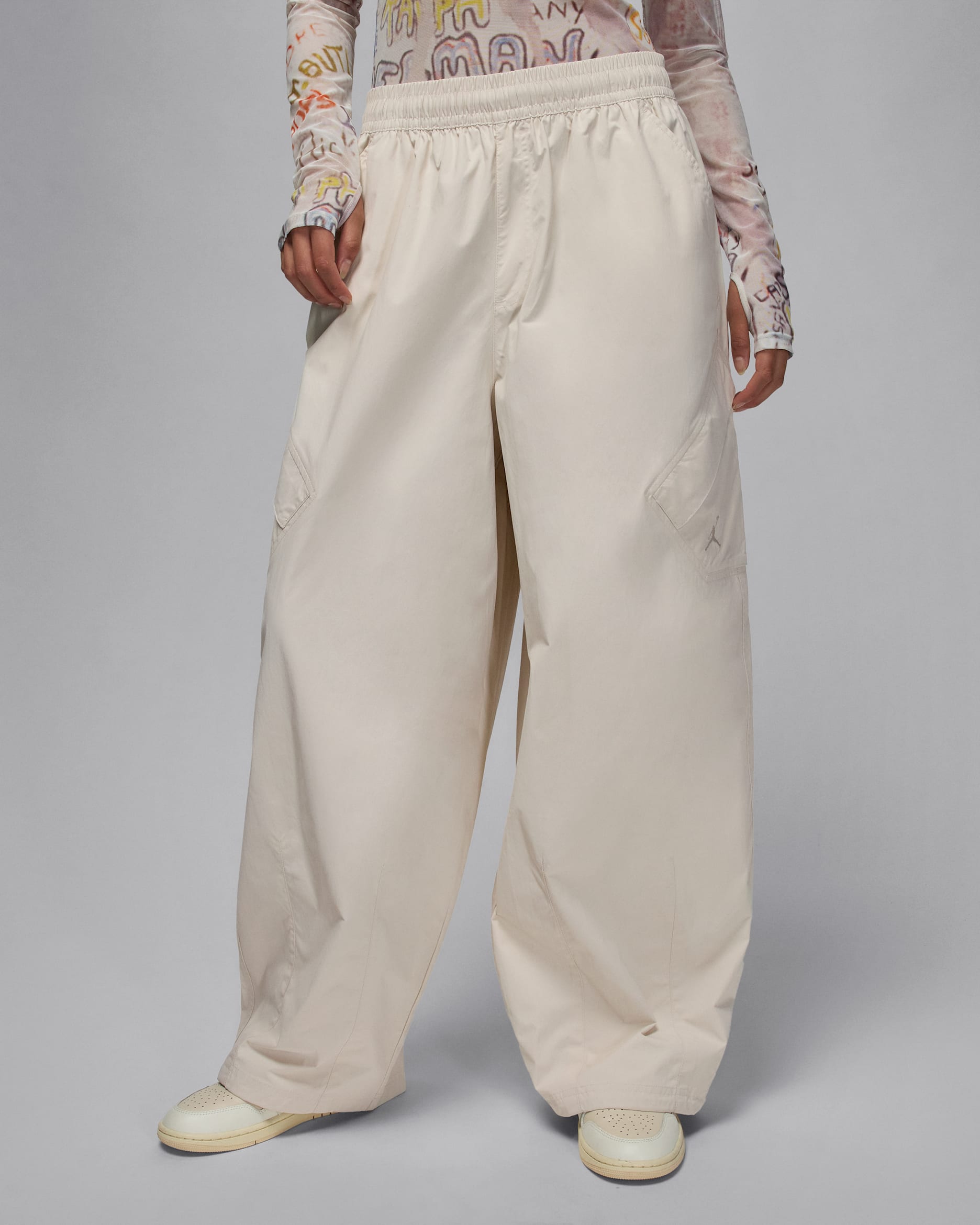 Jordan Flight Chicago Pantalons amples - Dona - Light Orewood Brown/Light Orewood Brown