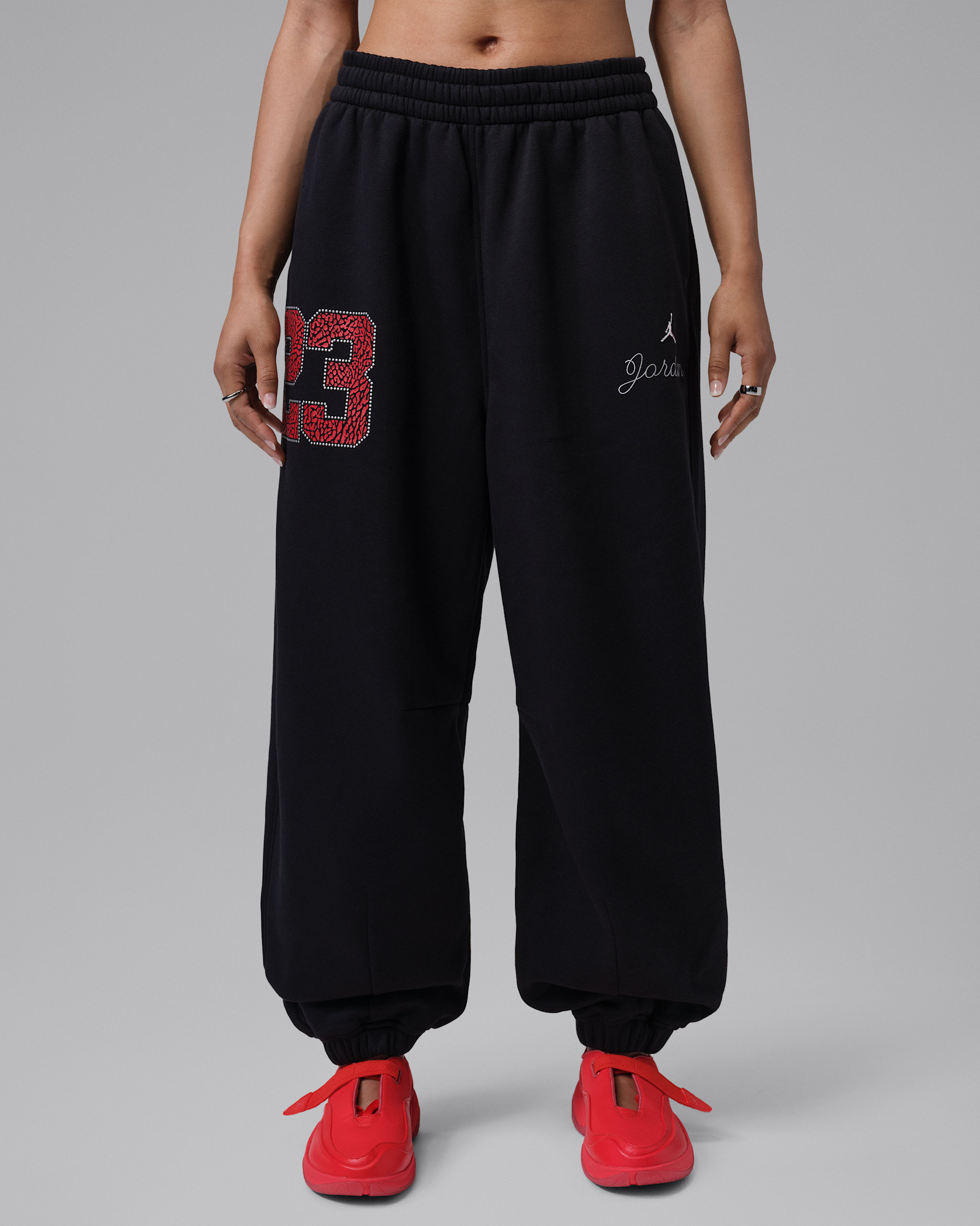 Jordan Brooklyn Fleece Women's Jogger Pants - Black