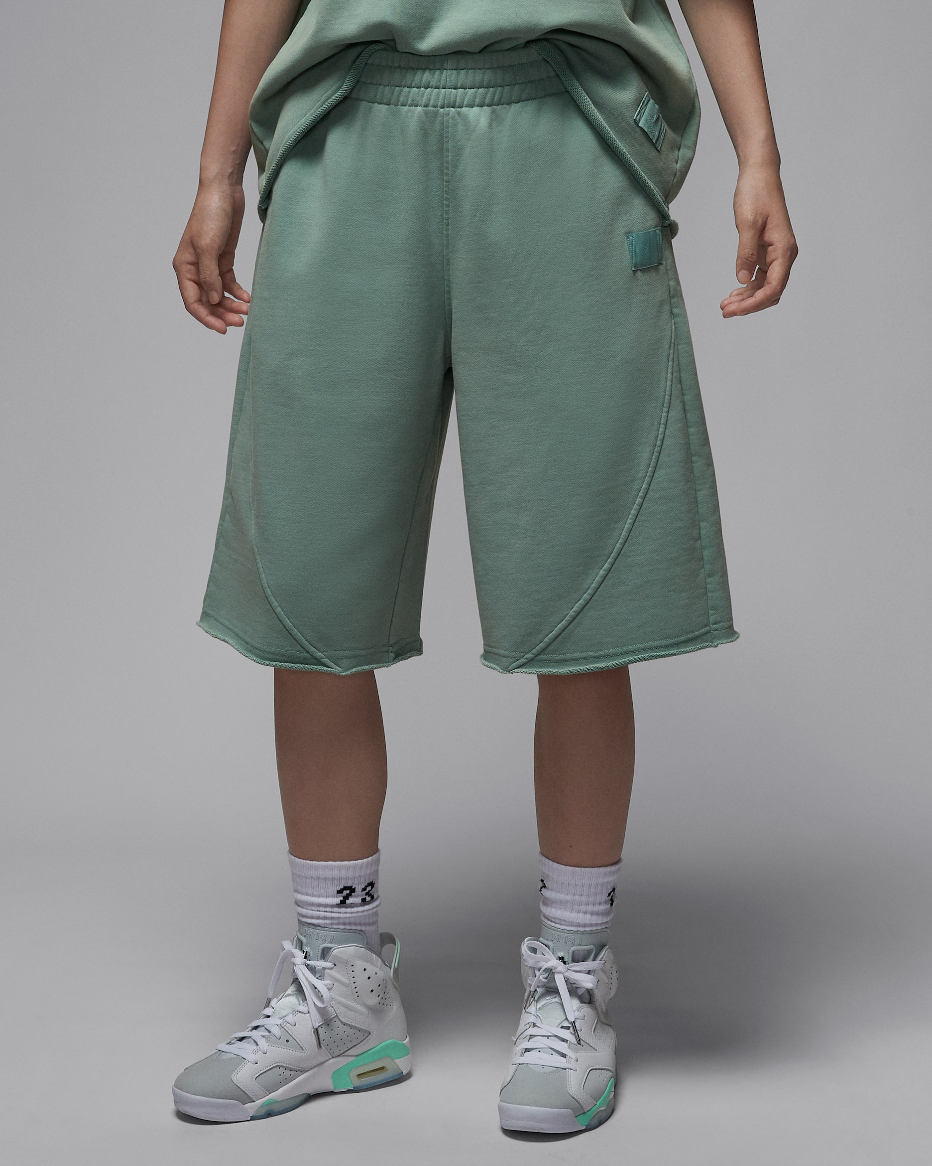 Jordan Flight Fleece Women's French Terry Big Shorts - Cannon/Mineral