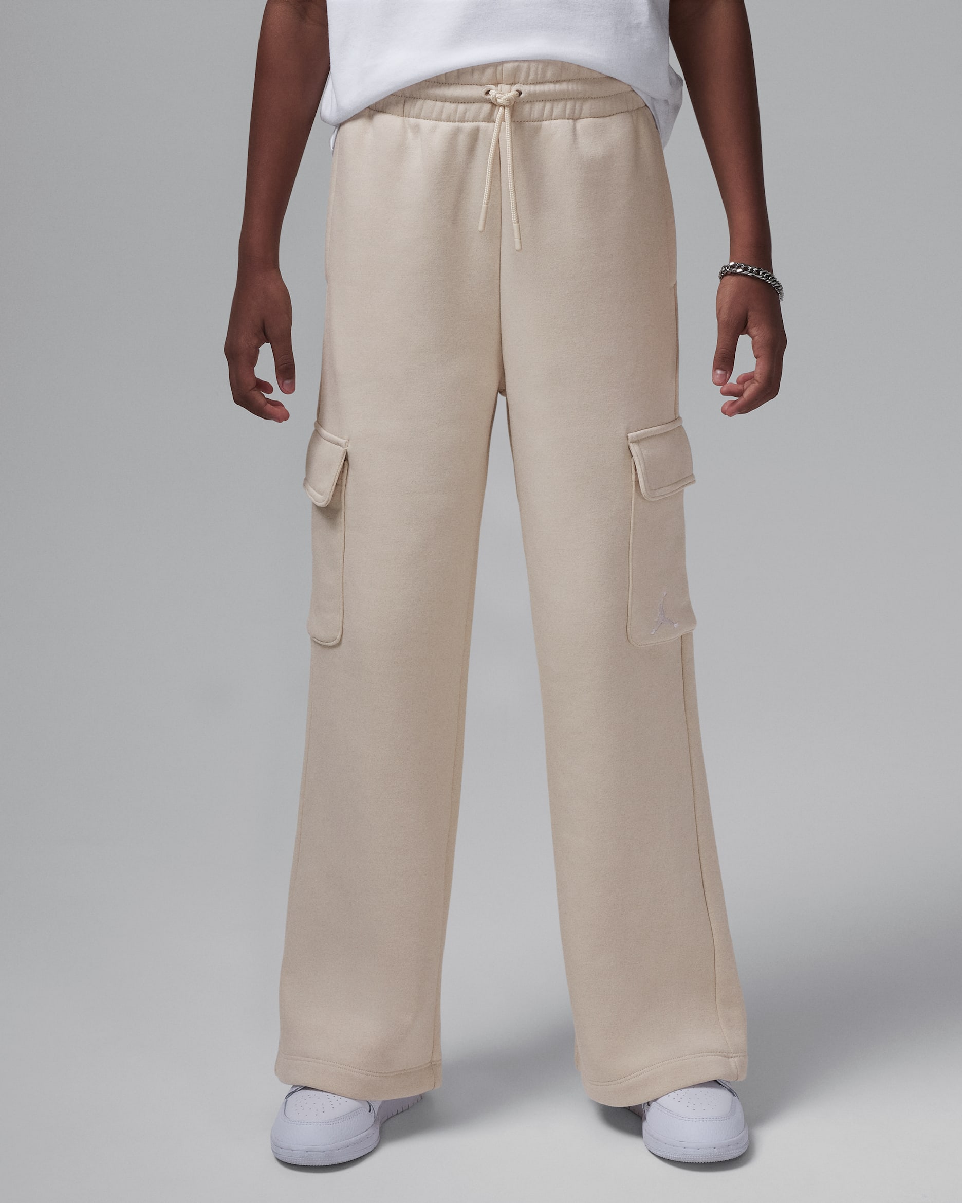 Pantalon cargo en tissu Fleece Jordan Y2K pour ado - Legend Light Brown