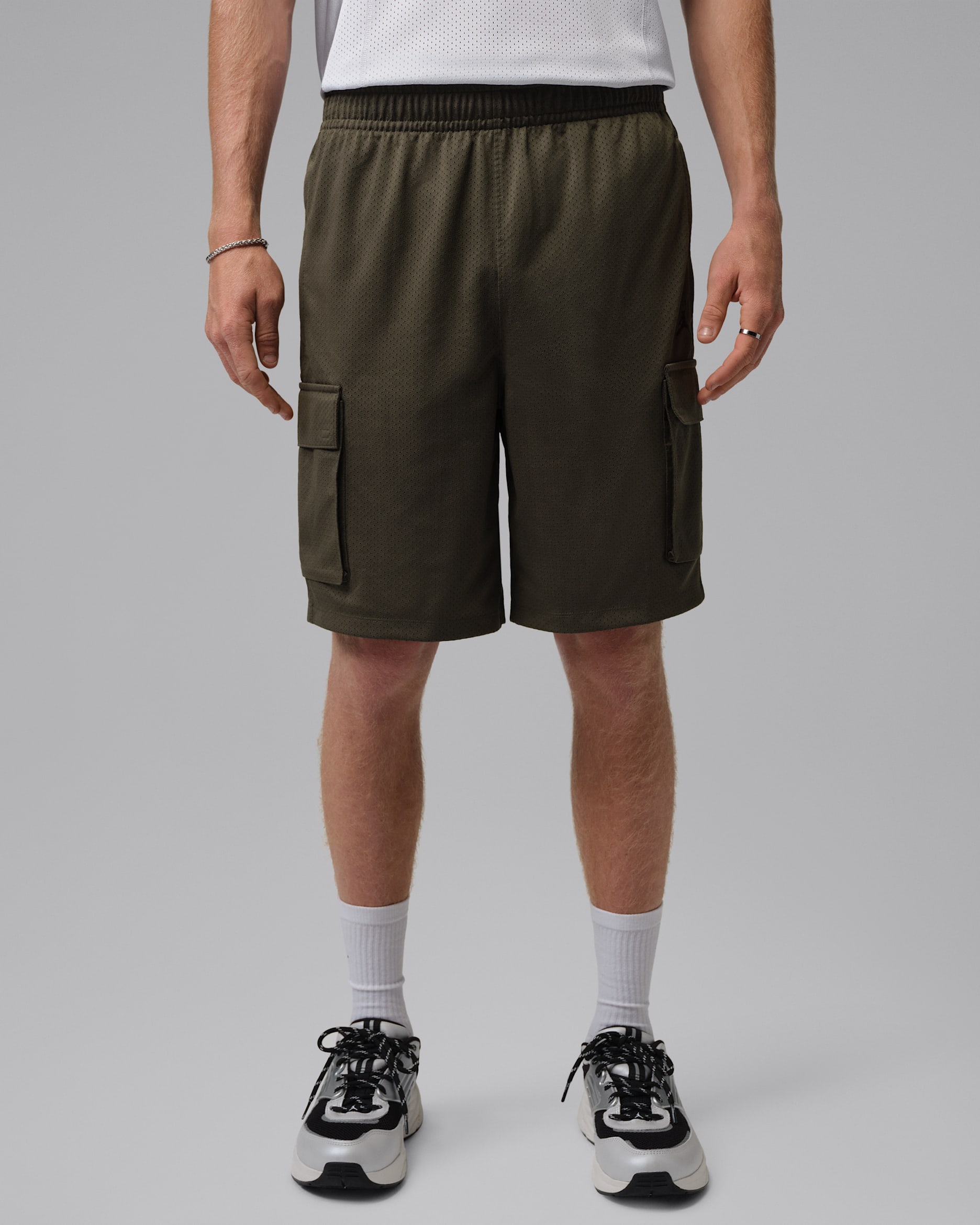 Jordan Brooklyn Men's Festival Cargo Shorts - Cargo Khaki/Black