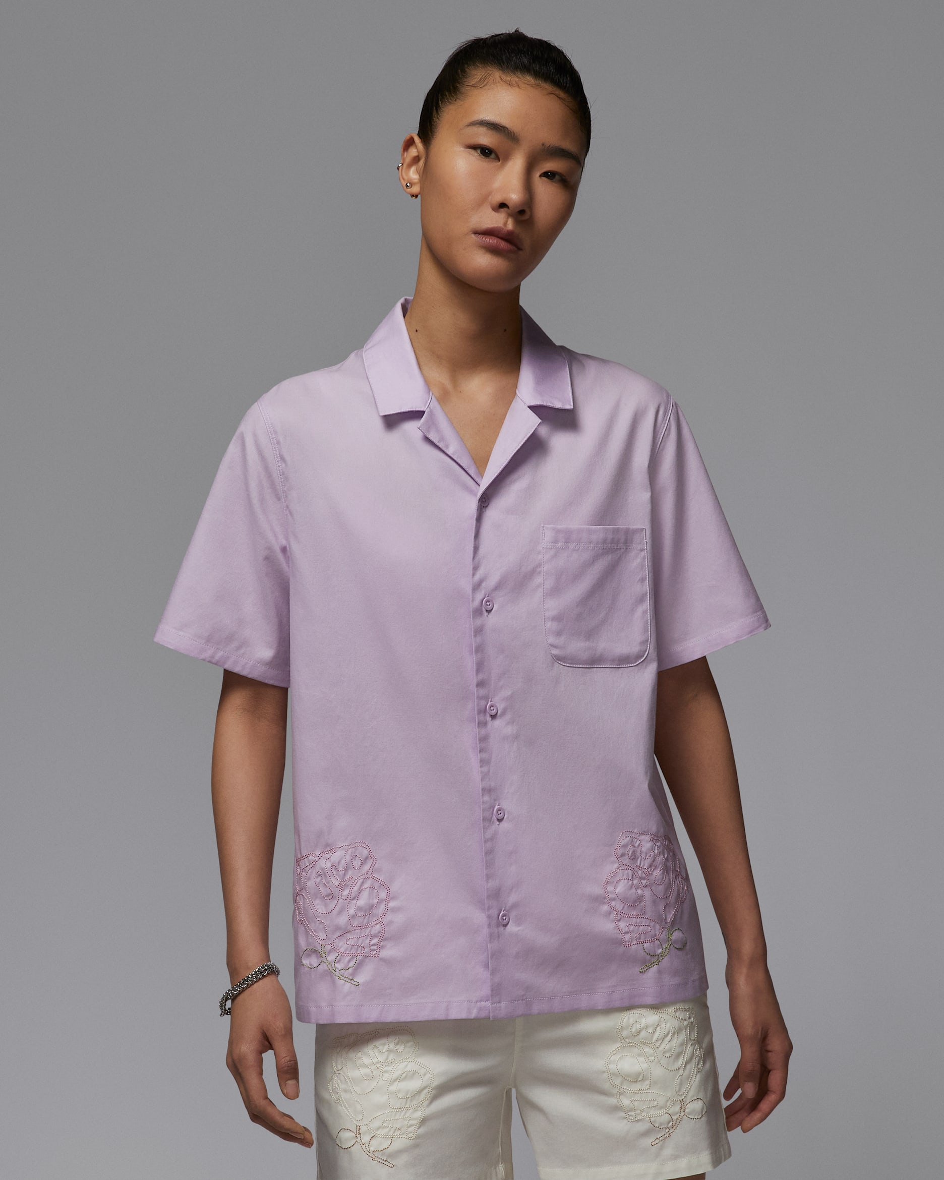 ジョーダン ウィメンズ ショートスリーブ ウーブン トップ - ドール