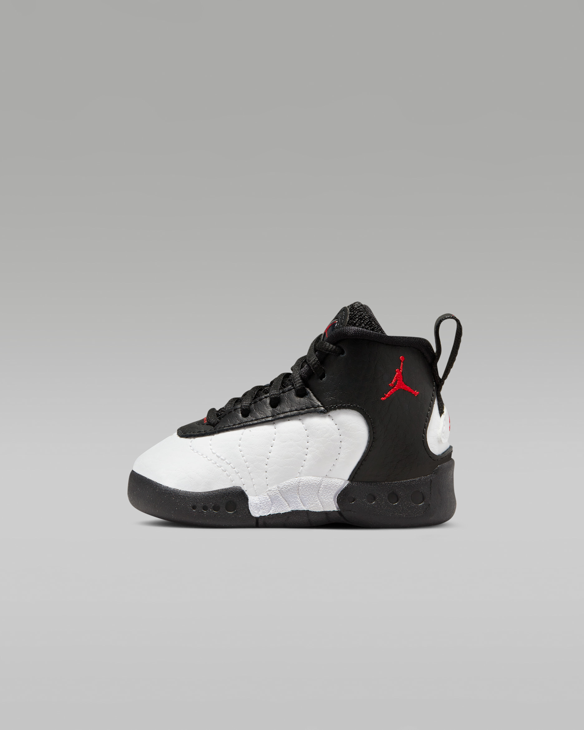 Jordan Jumpman Pro Baby/Toddler Shoes - Black/White/University Red