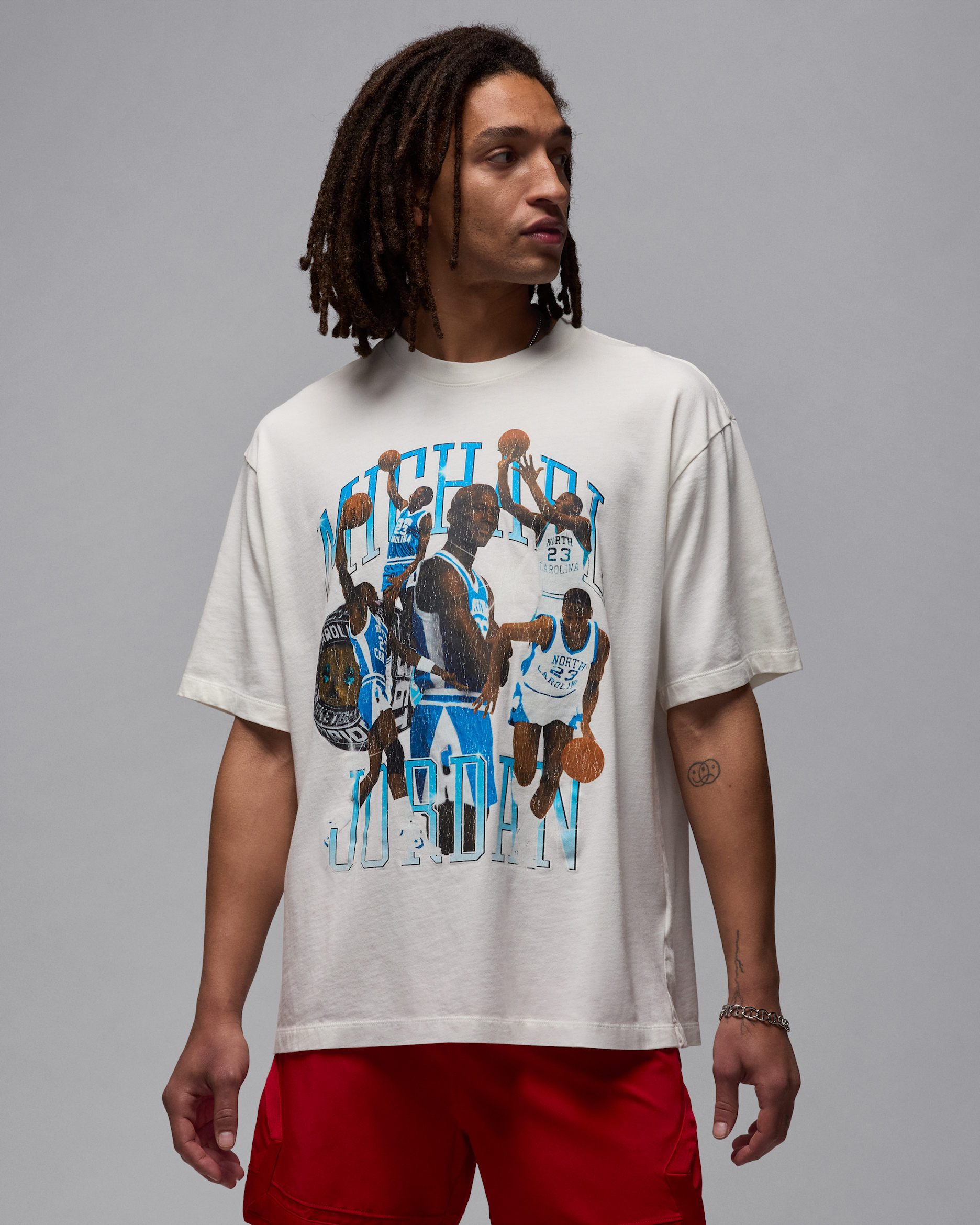 Jordan Flight Essentials Men's Graphic T-Shirt - Sail/Black