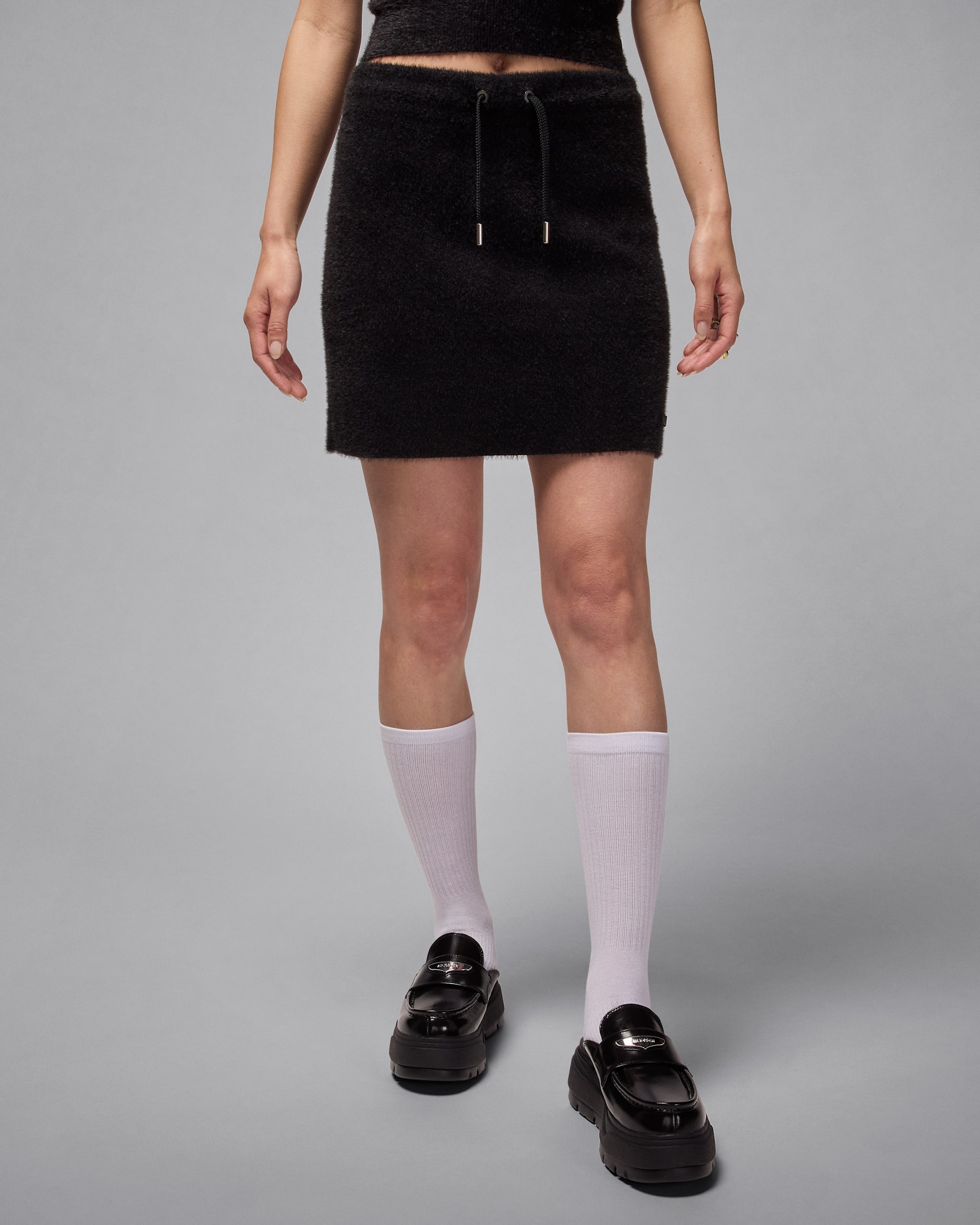 Air Jordan Women's Miniskirt - Black/Dark Smoke Grey/Black