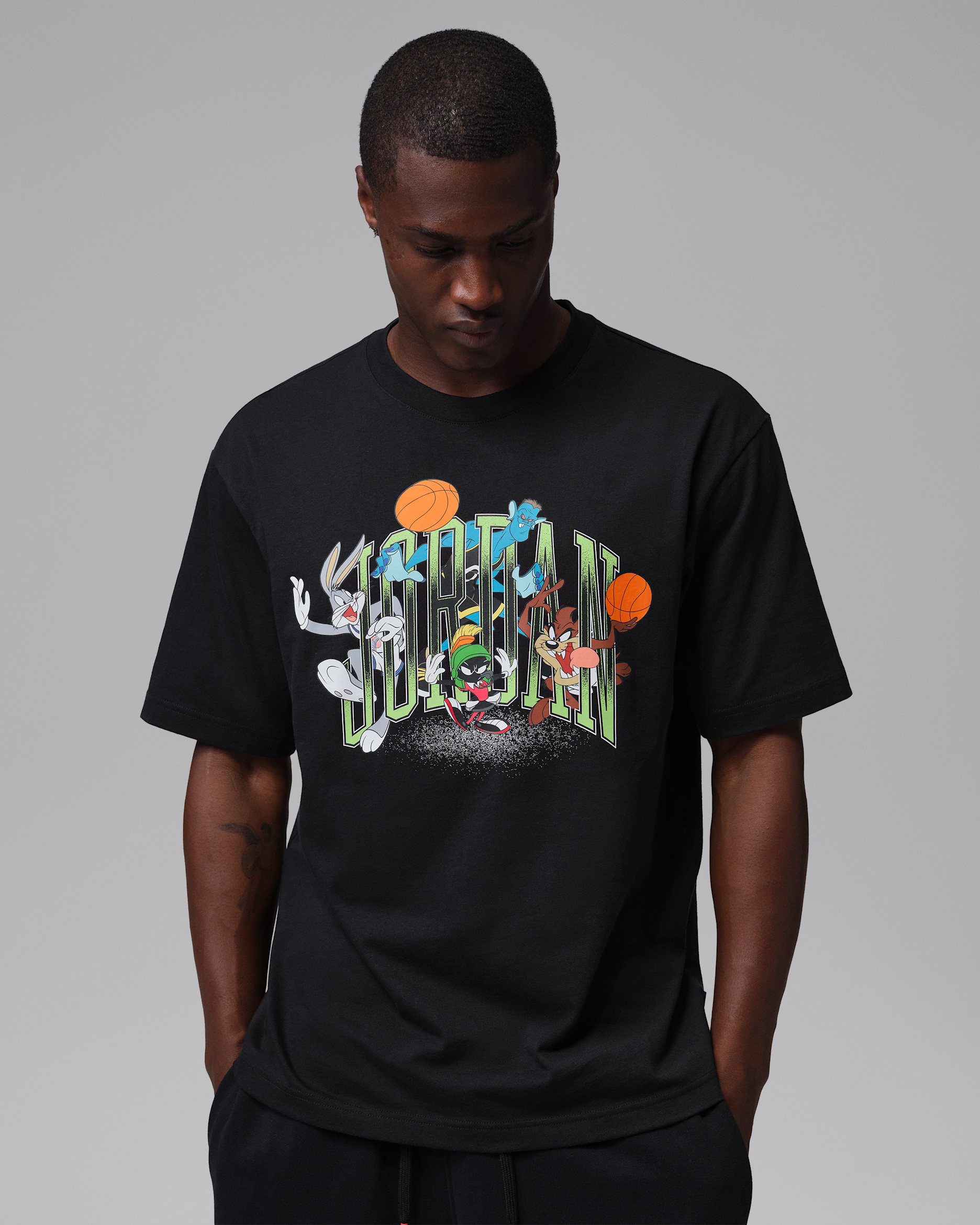 Jordan Brooklyn Men's Graphic T-Shirt - Black/White