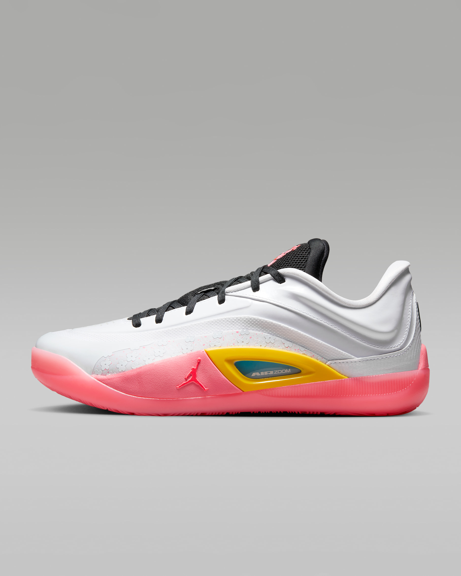 Zion 4 PF 'Sharonda' Basketball Shoes - White/Black/Tour Yellow/Hot Punch