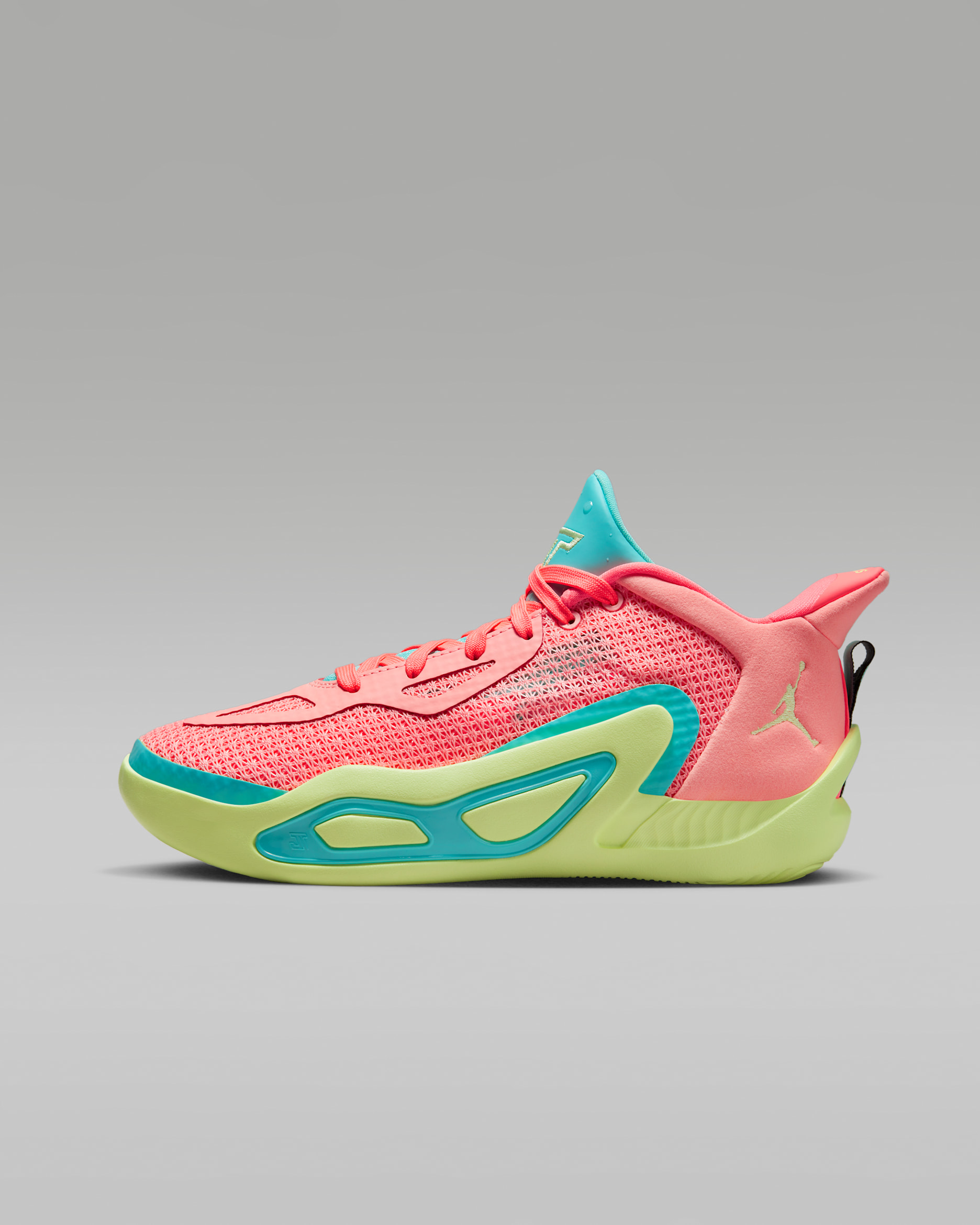 Tatum 1 'Pink Lemonade' Older Kids' Shoes - Pink Tint/Lava Glow/Aurora Green/Barely Volt