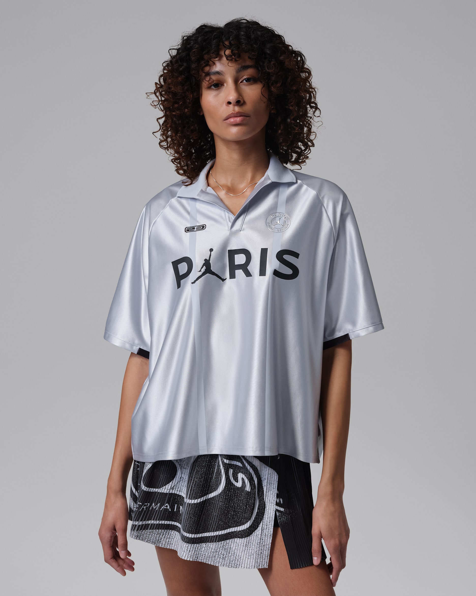 Jersey de mujer Paris Saint-Germain - Platino puro